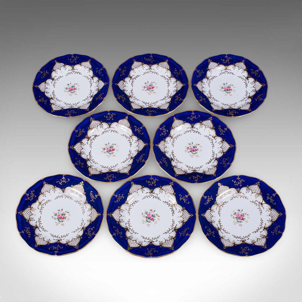 28 Piece Antique 8 Person Afternoon Tea And Tiffin Set English Ceramic Victorian photo buy