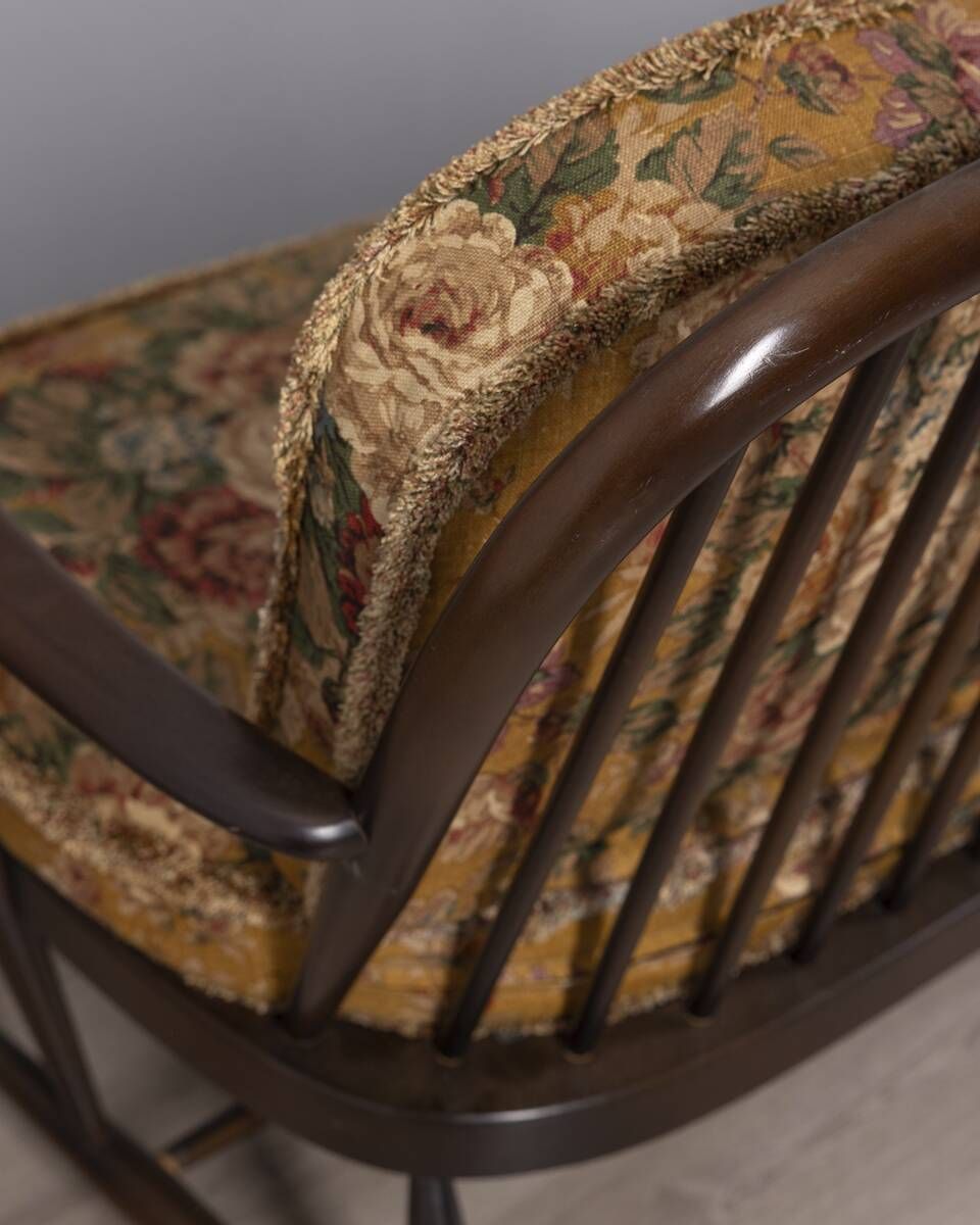 photo vinterior Vintage Wooden Sofa From The 1960s Designed By L