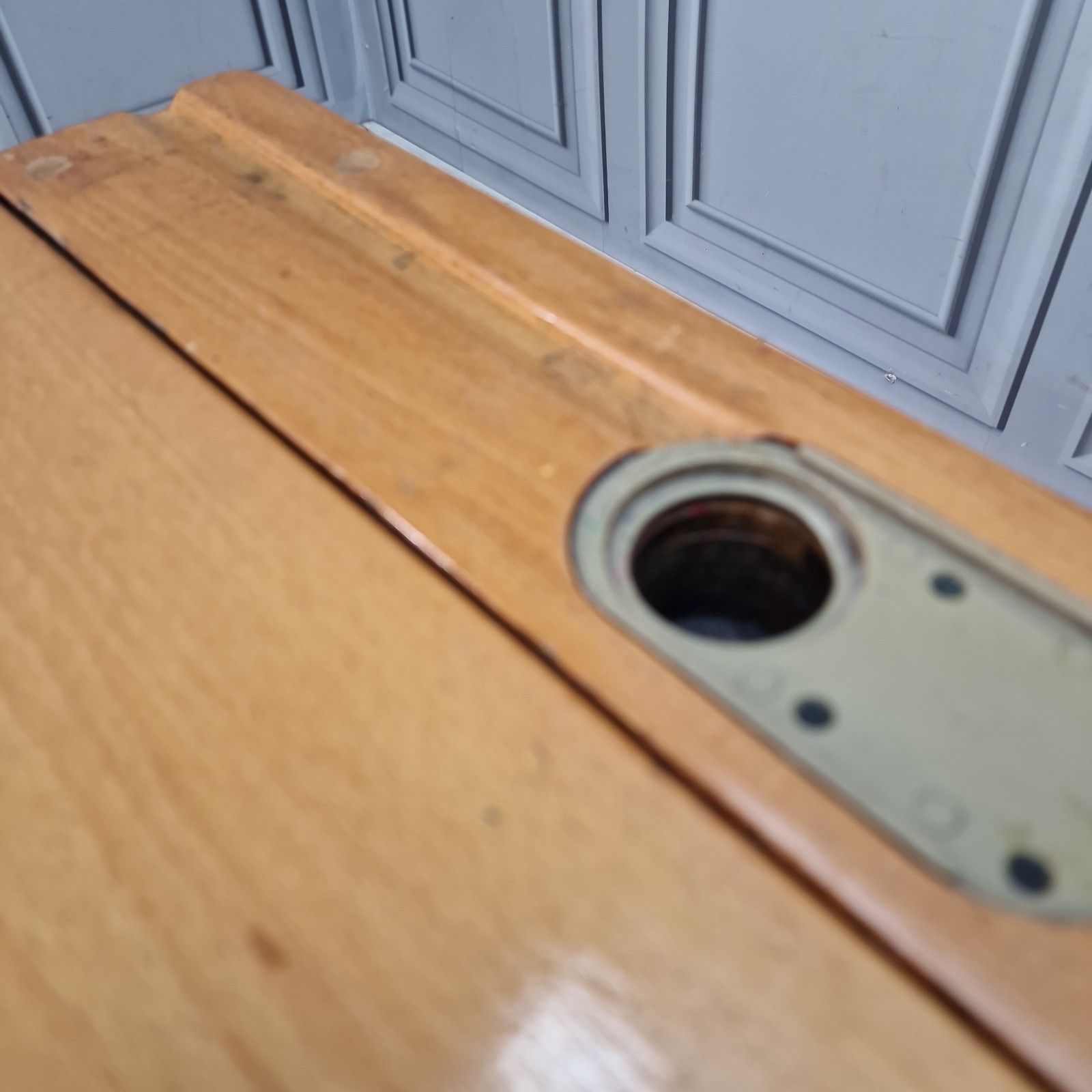 photo for sale Vintage School Writing Desk Wooden Lift Top Childs Table Retro Storage Mcm