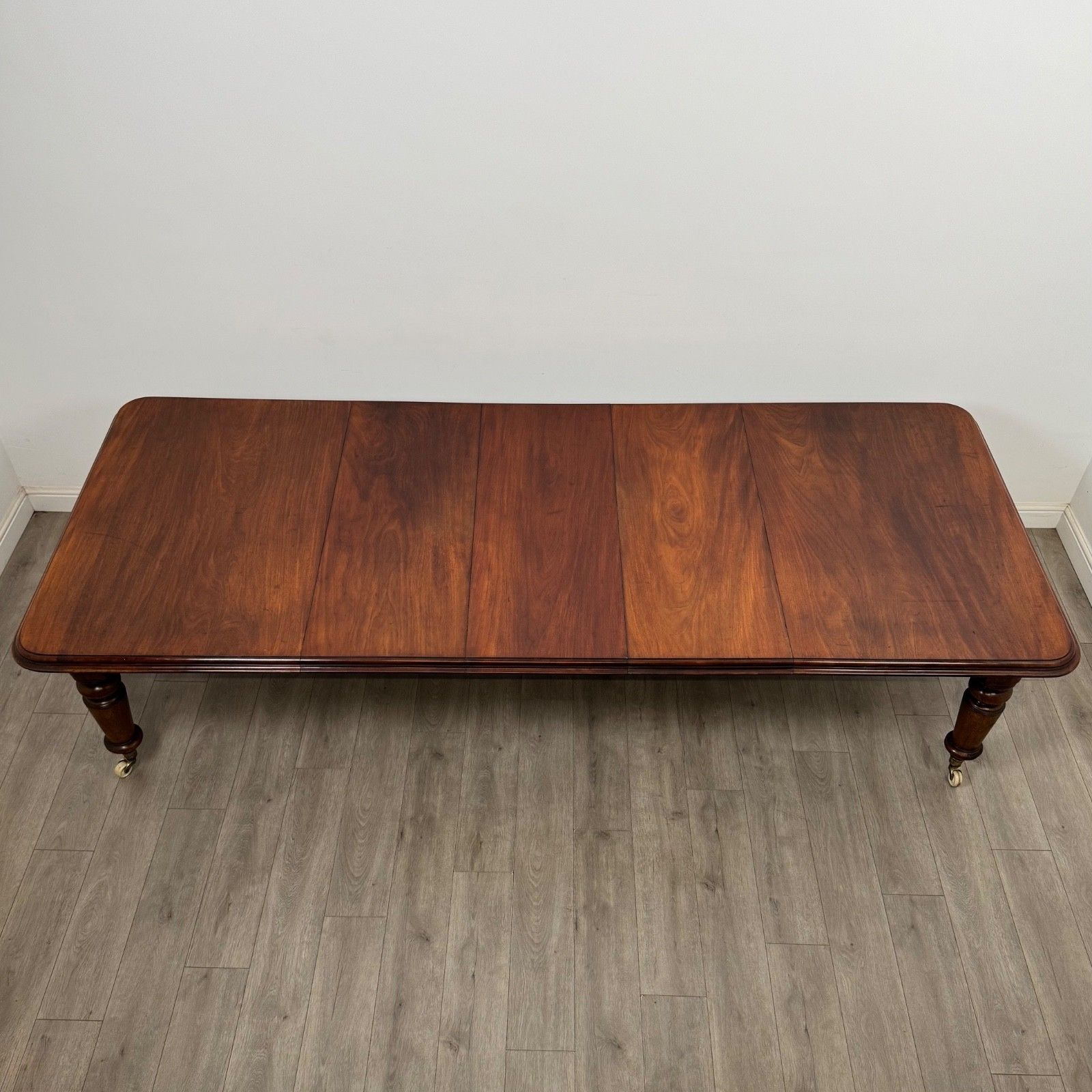 Antique 19th Century Large Victorian Dining Table In Mahogany ( Af 5851 ) photo vinterior