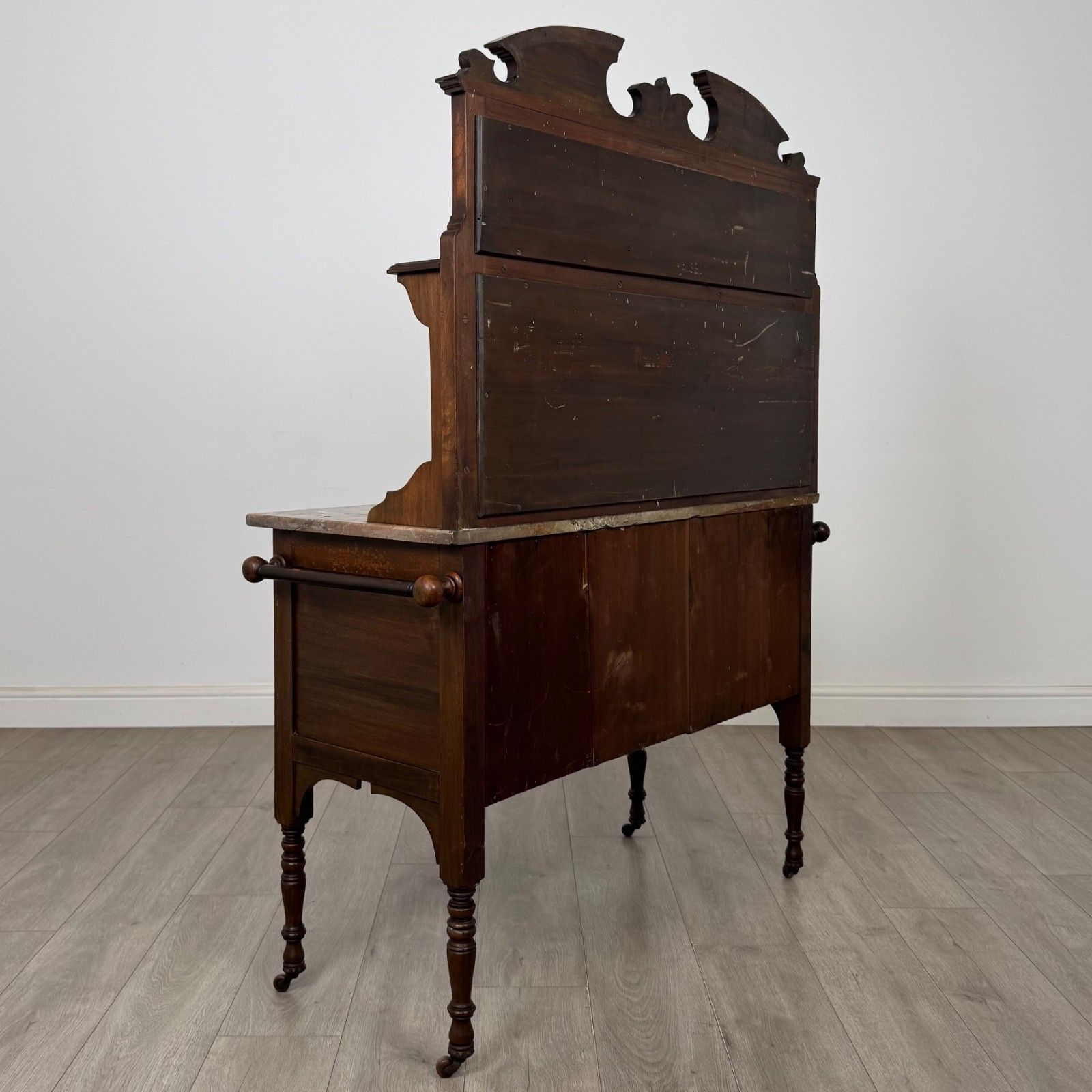 Antique 20th Century Edwardian Washstand In Walnut ( Af 5824 ) photo 495.0