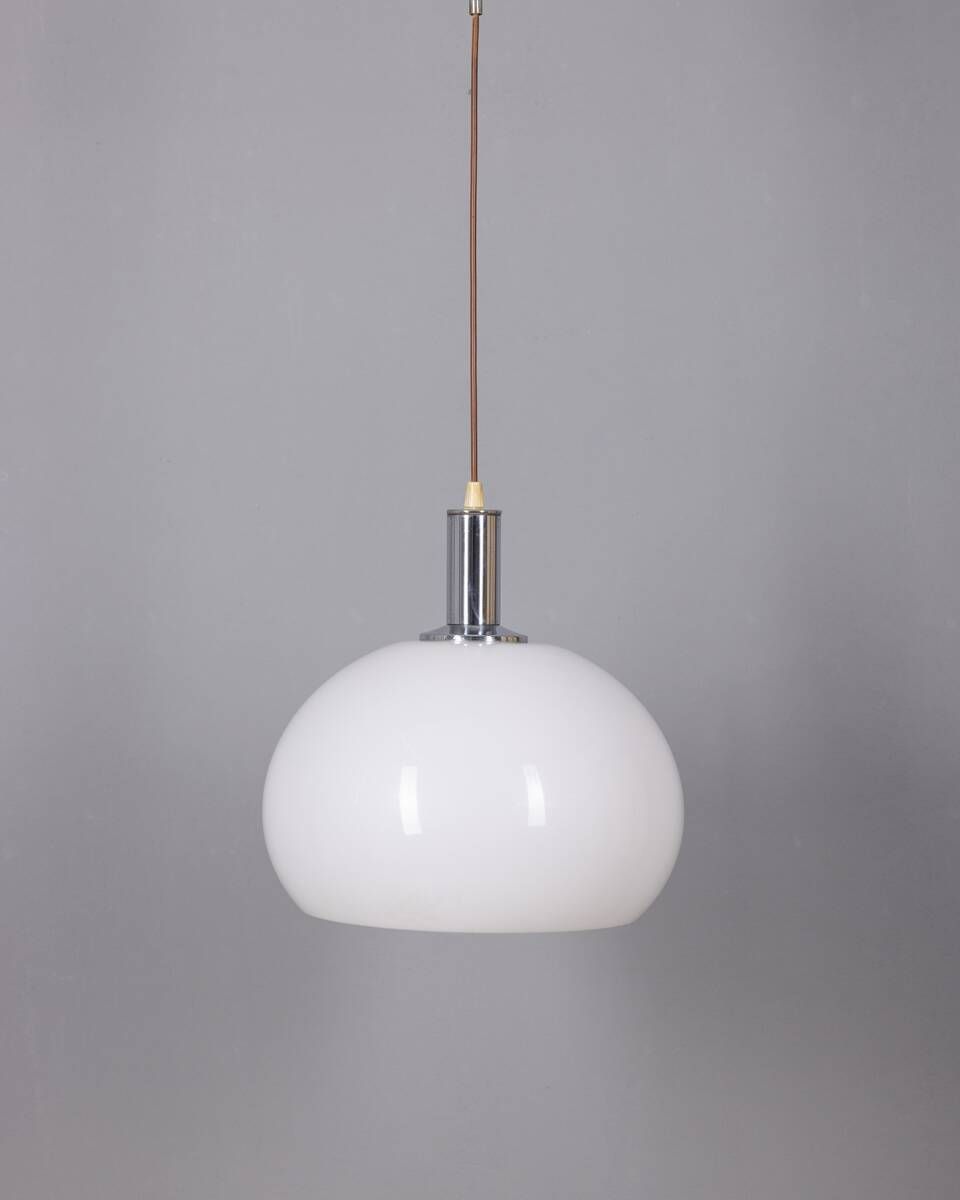 Vintage 1970s Plastic Pendant Lamp In Italian photo buy