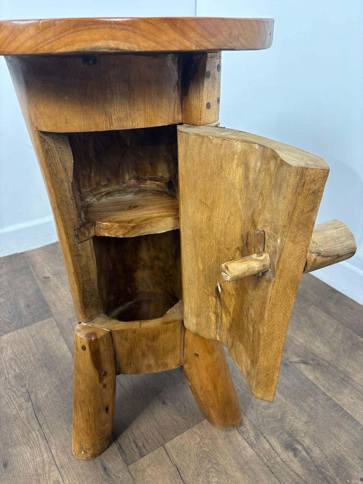 Rustic Handmade Side Table photo furniture