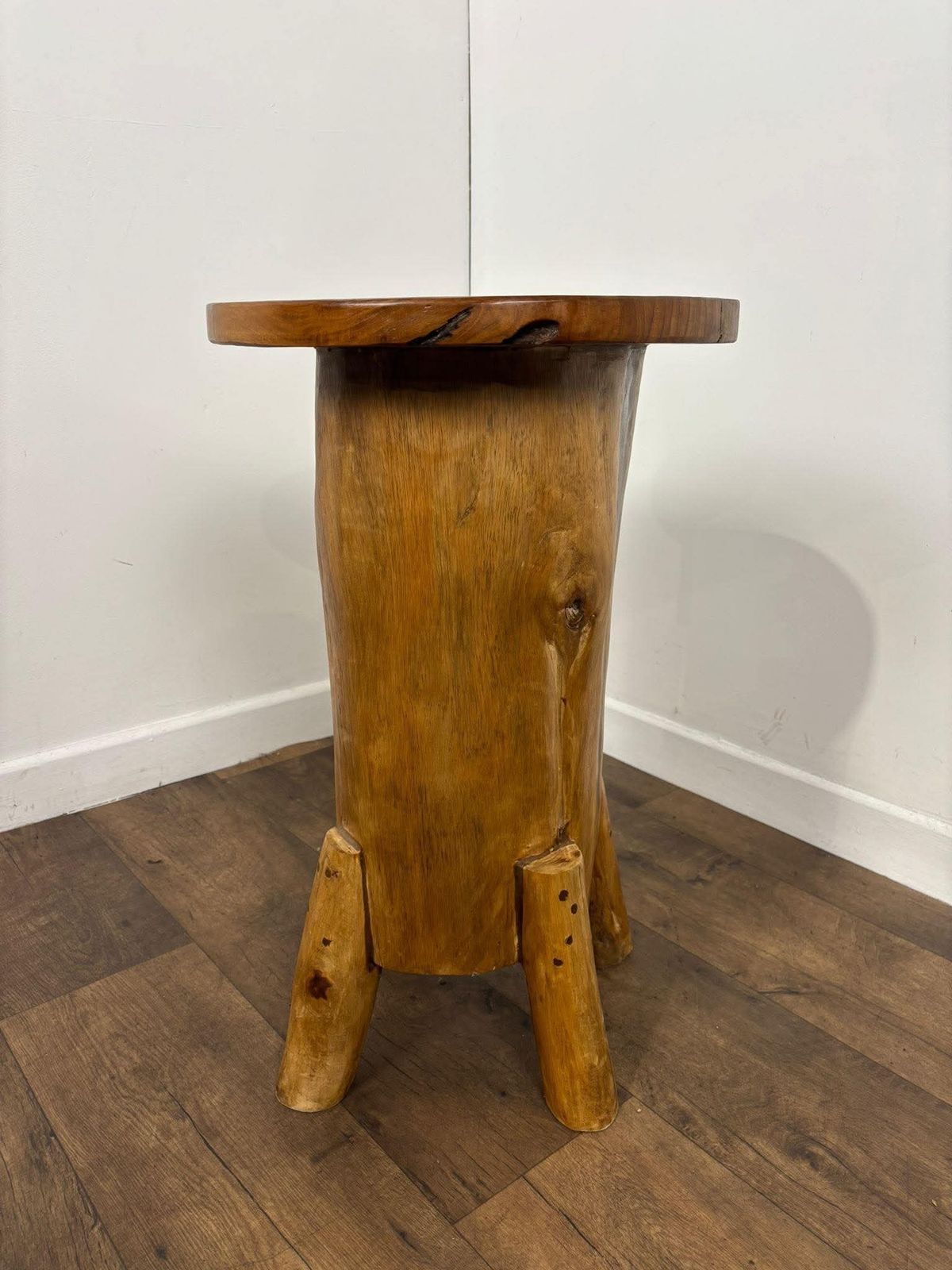 Rustic Handmade Side Table photo for sale