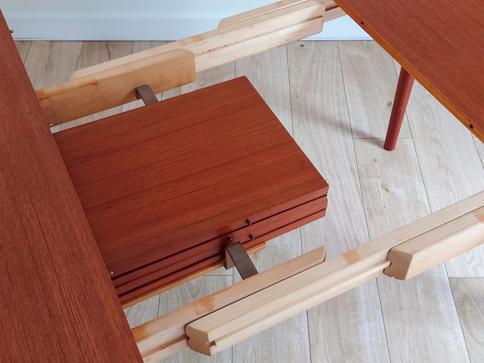 Mid Century Round Teak Dining Table By Nils Jonsson For Hugo Troeds, Sweden photo furniture