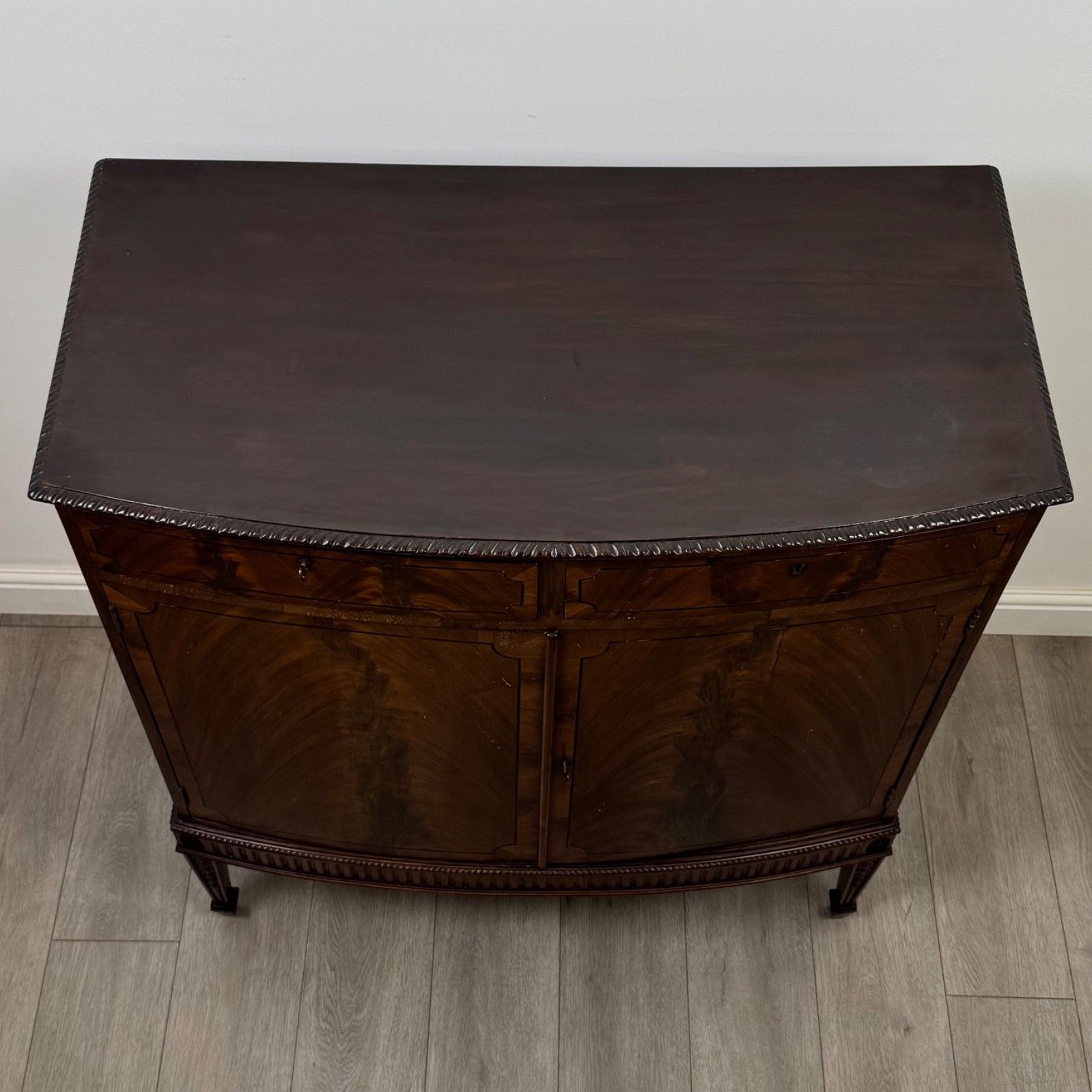 photo for sale Antique 18th Century Georgian Cupboard In Mahogany ( Af 5821 )