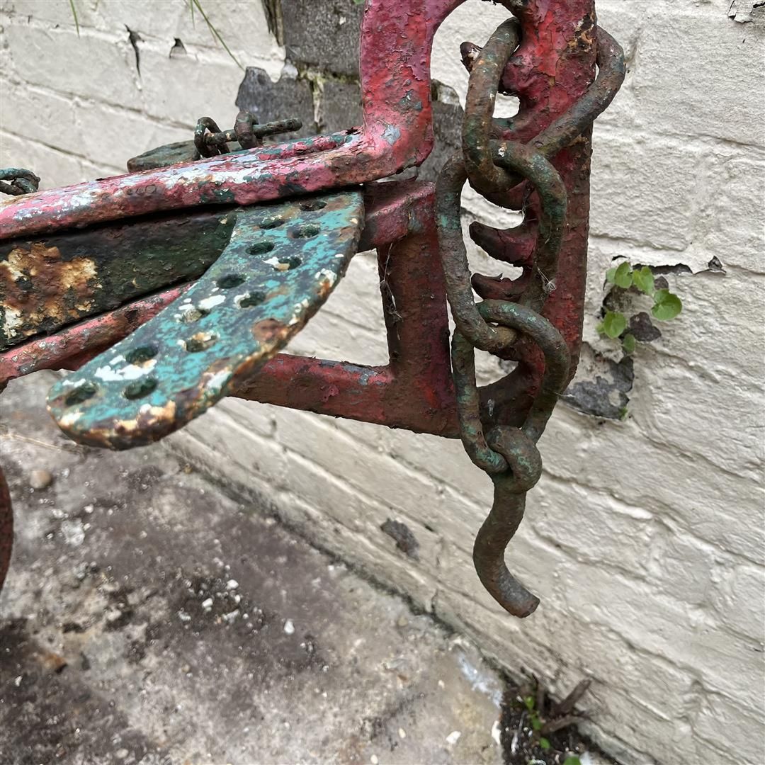 photo furniture Antique Cast Iron Plough Mephisto By Eh Roberts