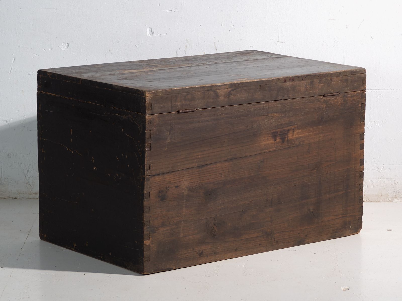 Antique Painted Trunk In Pine Wood – China, Circa 1900 photo buy