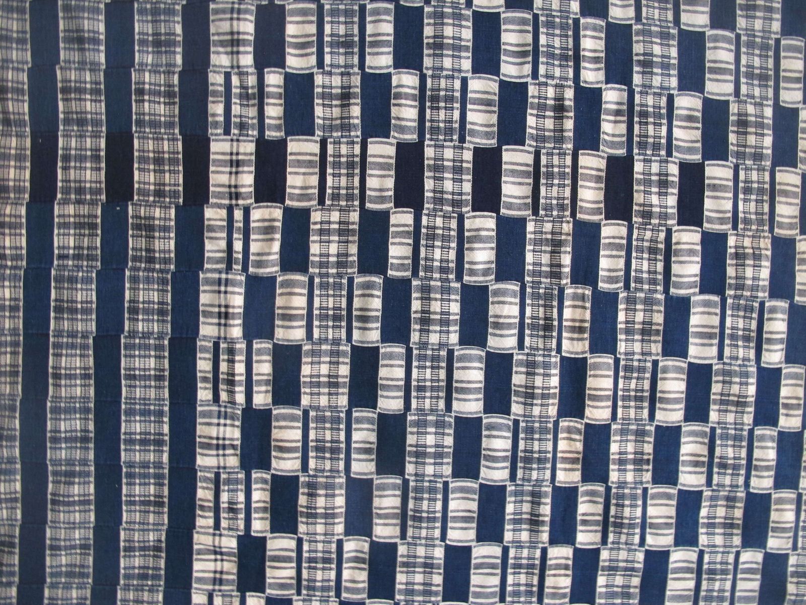 photo for sale Mid-century Kente-doek, Ghana, 1,70 m x 3,34 m