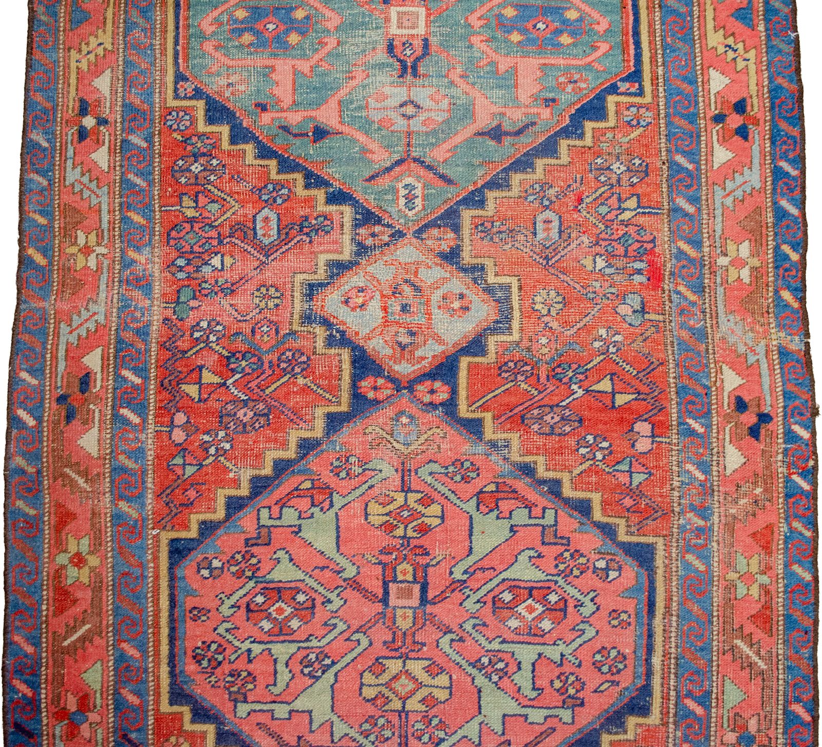 Antique Heriz Runner 310x116cm photo 2100.0