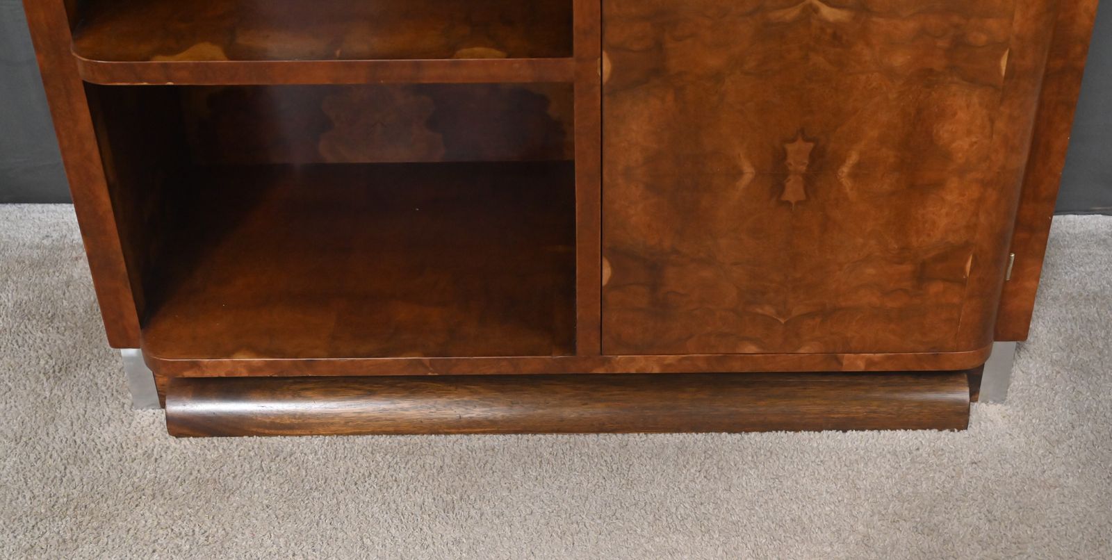 photo for sale Art Deco Bibus In Elm Burl Veneer – 1940
