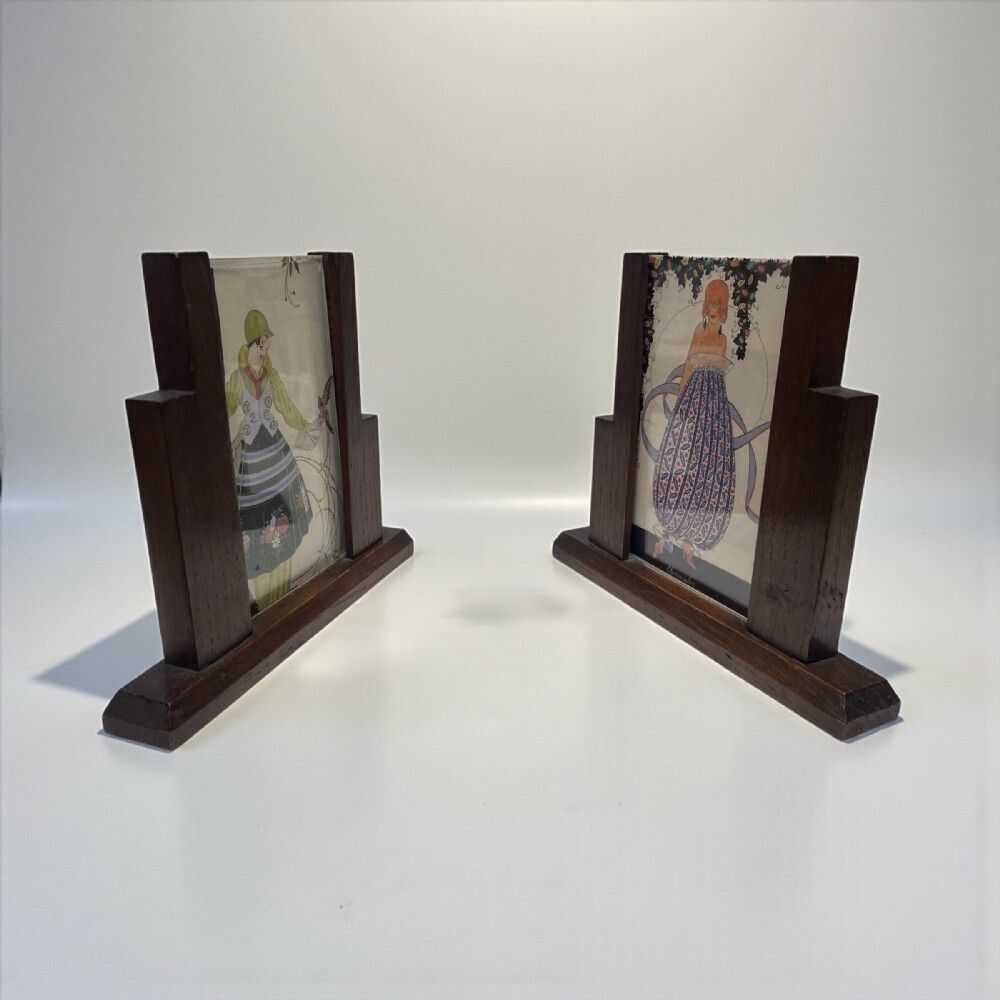 Pair Of Art Deco Photo Frames photo vinterior