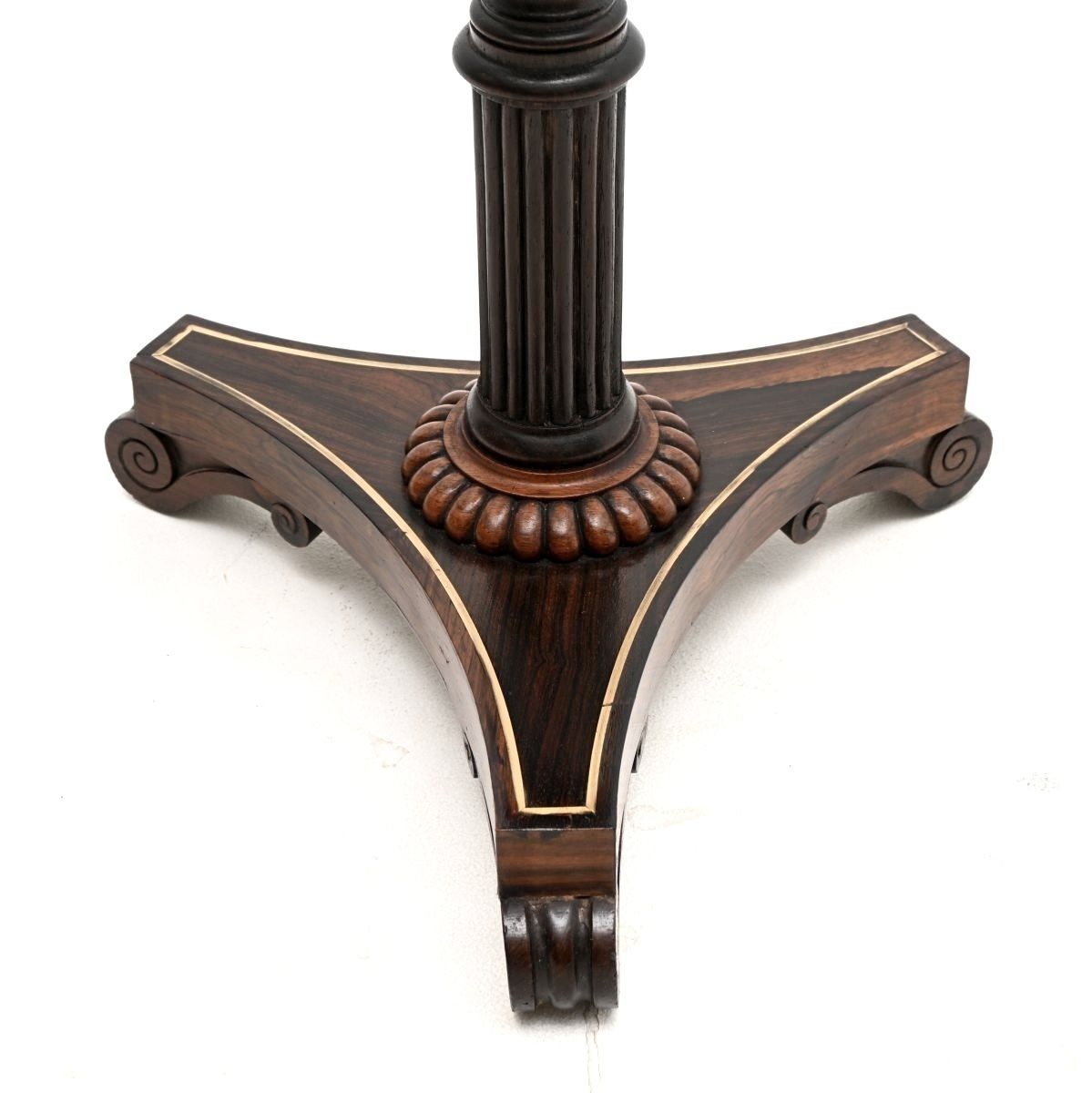 Antique William IV Period Rosewood And Brass Side Table photo vinterior