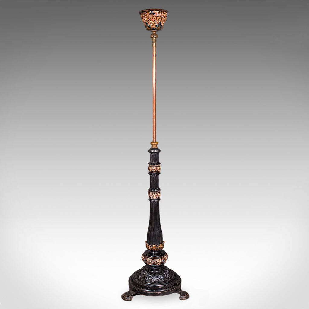 Antique Hanging Plant Stand, English, Aesthetic Movement, Adjustable, Victorian photo for sale