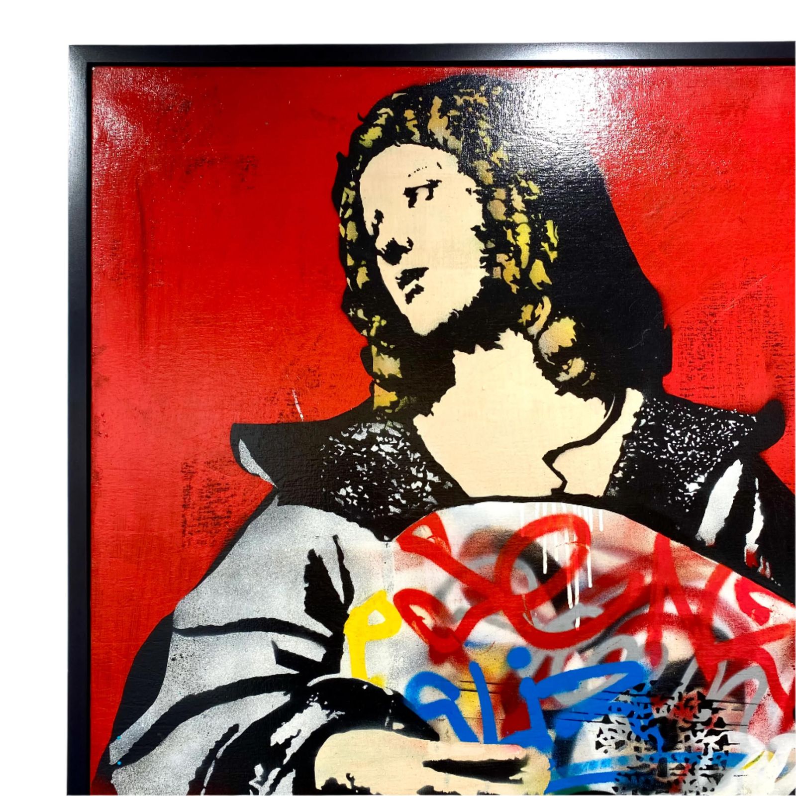 Blek Le Rat, The Lute Player, 2024 photo furniture
