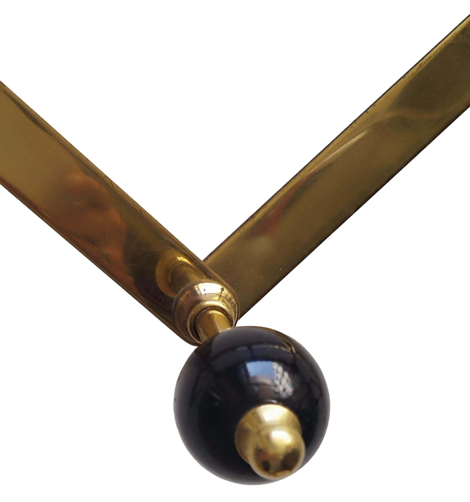 Caccia Dominioni For Azucena Brass  "At4" Coat Rack, Italy 1950s photo vinterior