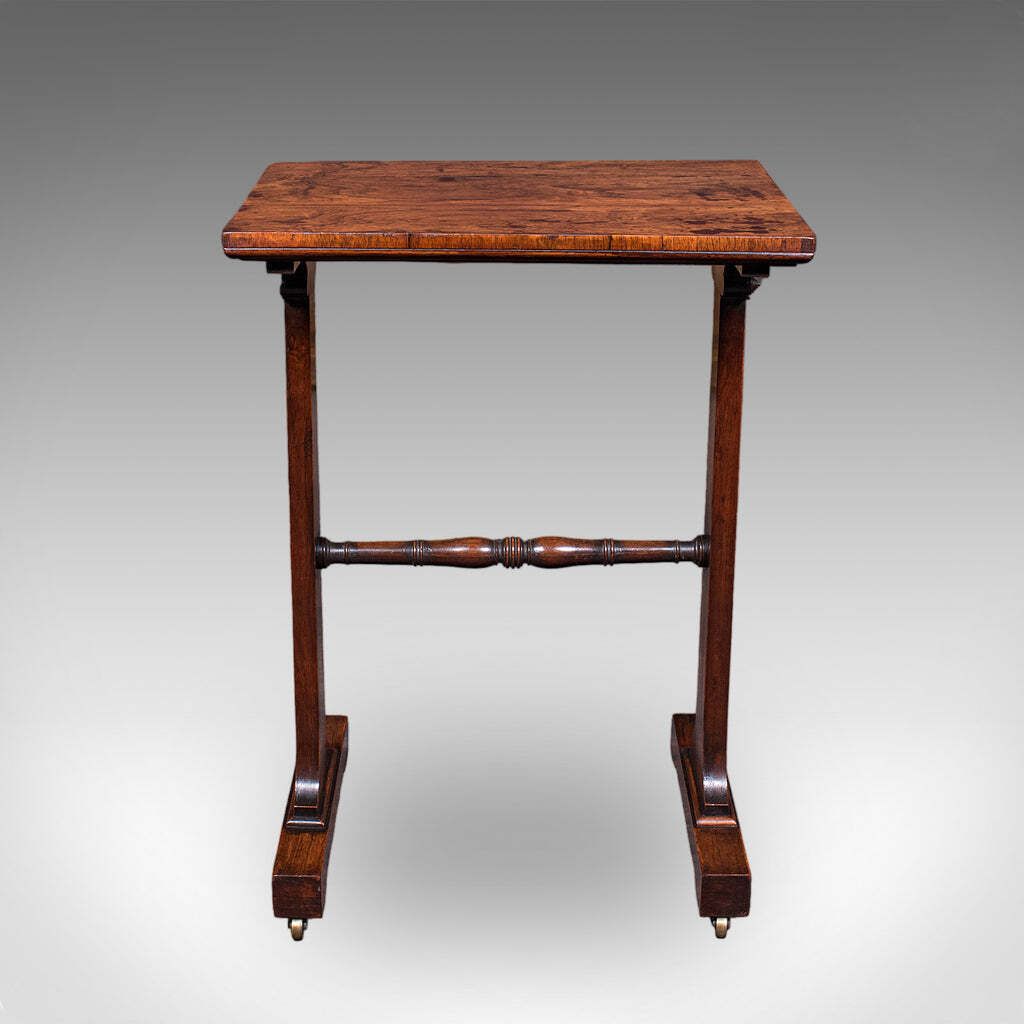 Antique Side Table, English, Morning Room, Lounge, Reading, Serving, Regency photo furniture