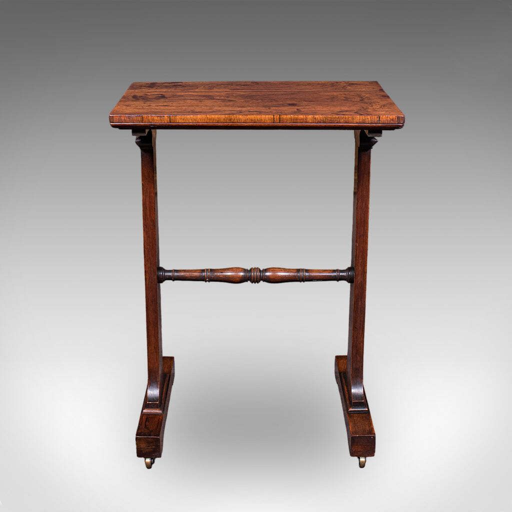 Antique Side Table, English, Morning Room, Lounge, Reading, Serving, Regency photo Furniture
