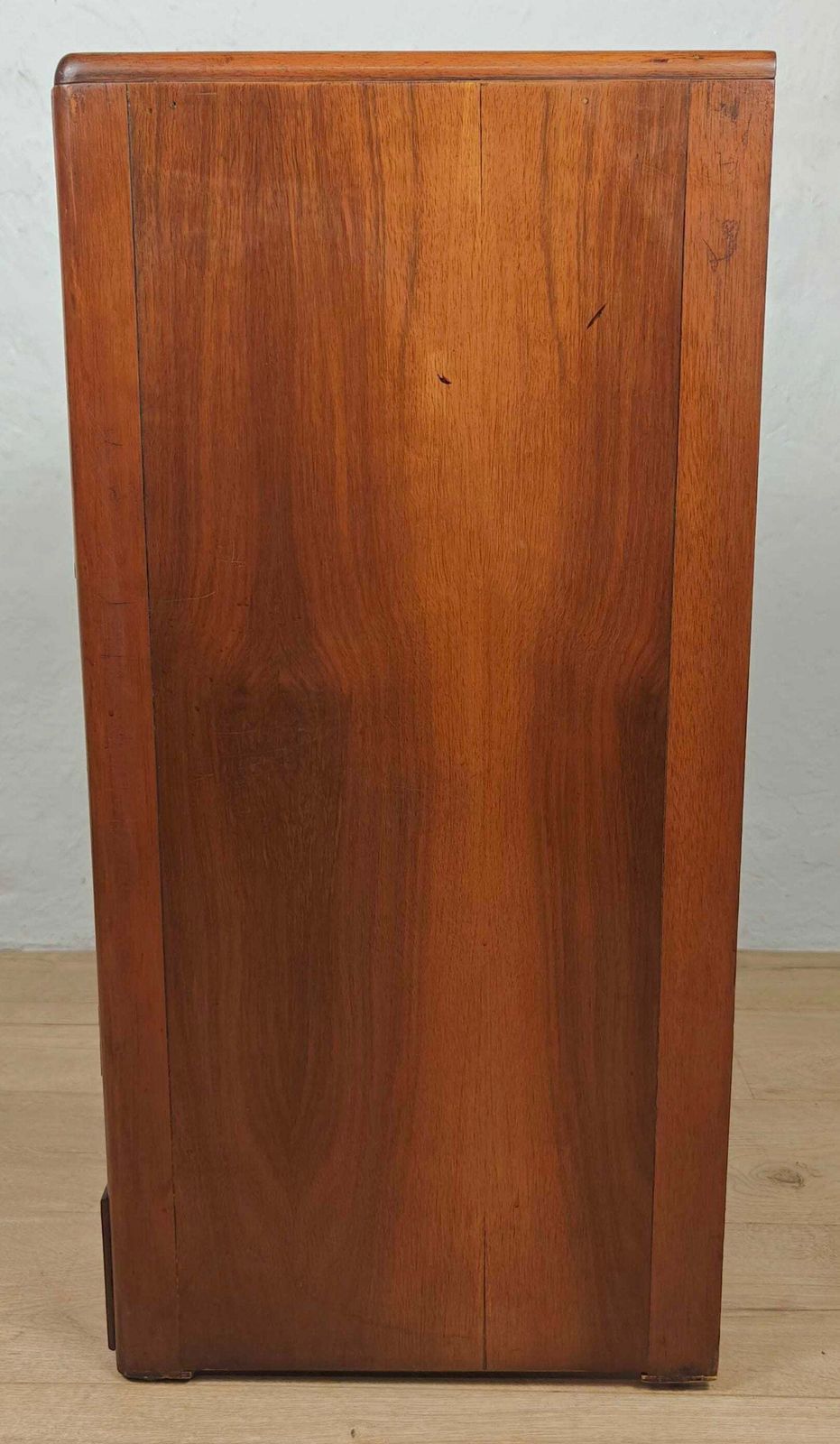 255.0 Vintage Bedside Cabinet B&E Furniture Walnut Mid 20th Century photo