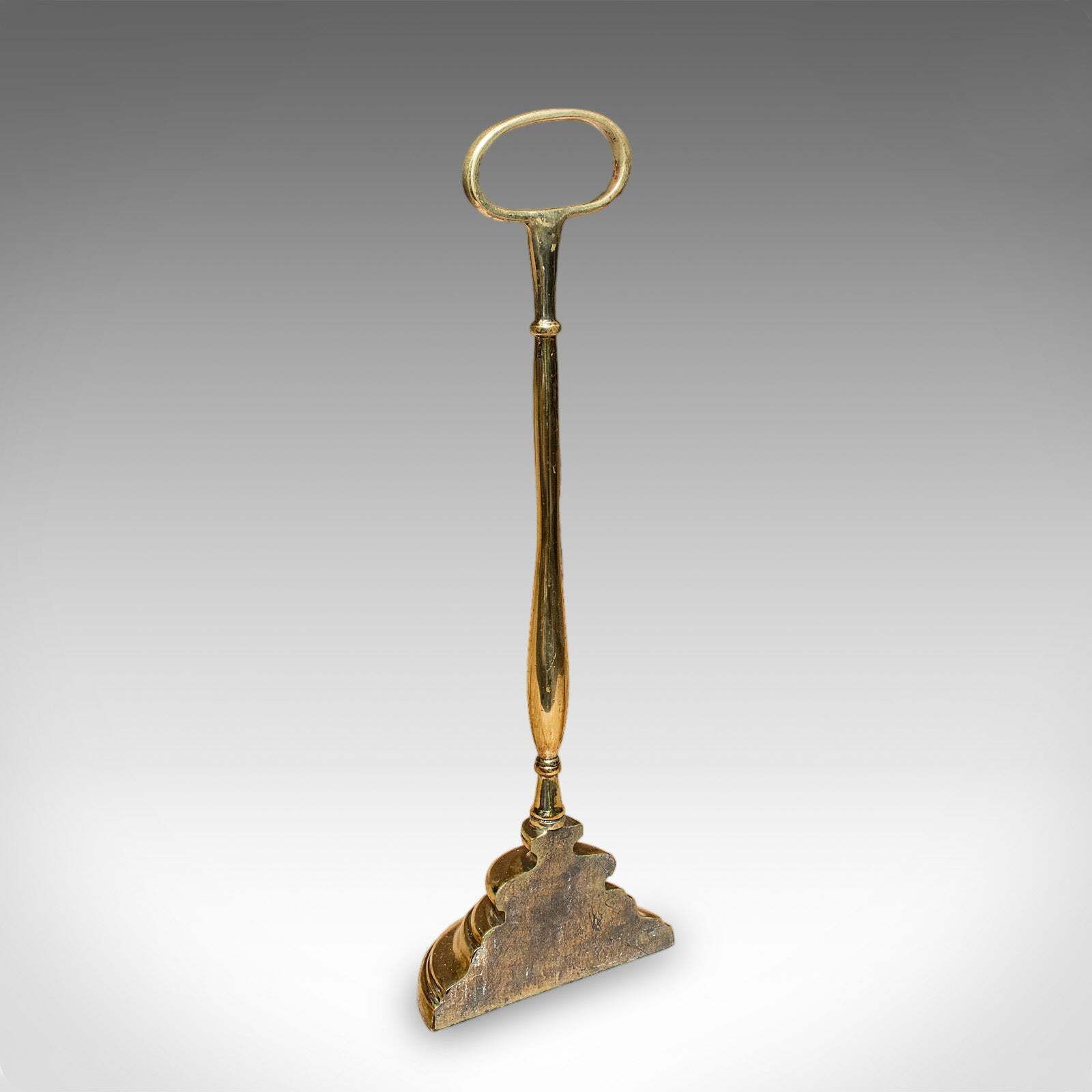 Rare Antique Trio Of Door Butlers, English, Brass Doorstop, Edwardian, C.1910 photo vinterior