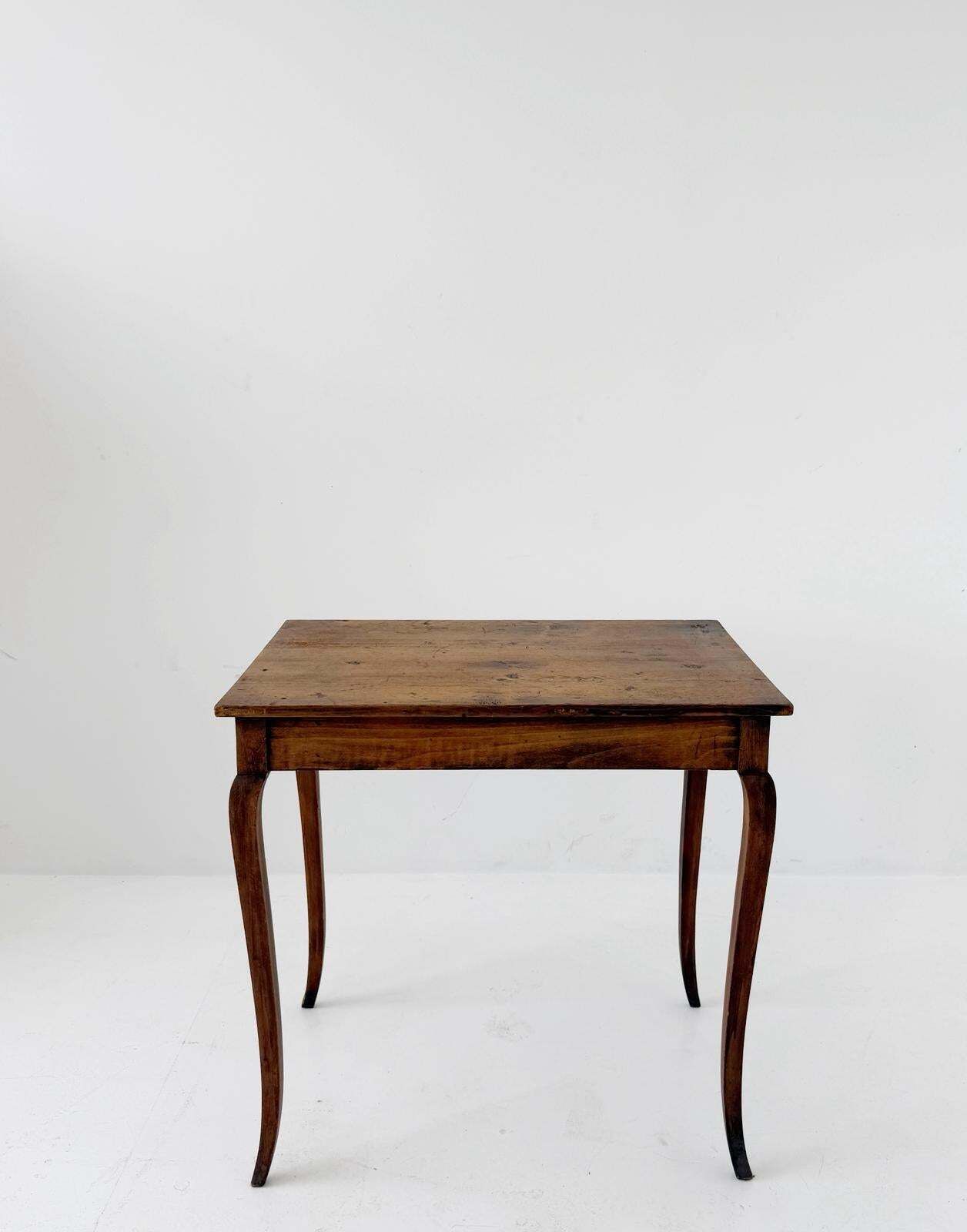 Rustic Walnut Work Table, Italy, 19th Century photo furniture