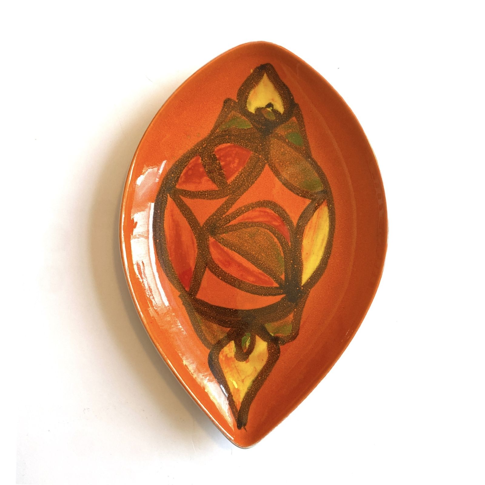 Poole Pottery Delphis Teardrop Dish door Anita Lawrence, Engels keramiek jaren 1970 photo Woonaccessoires