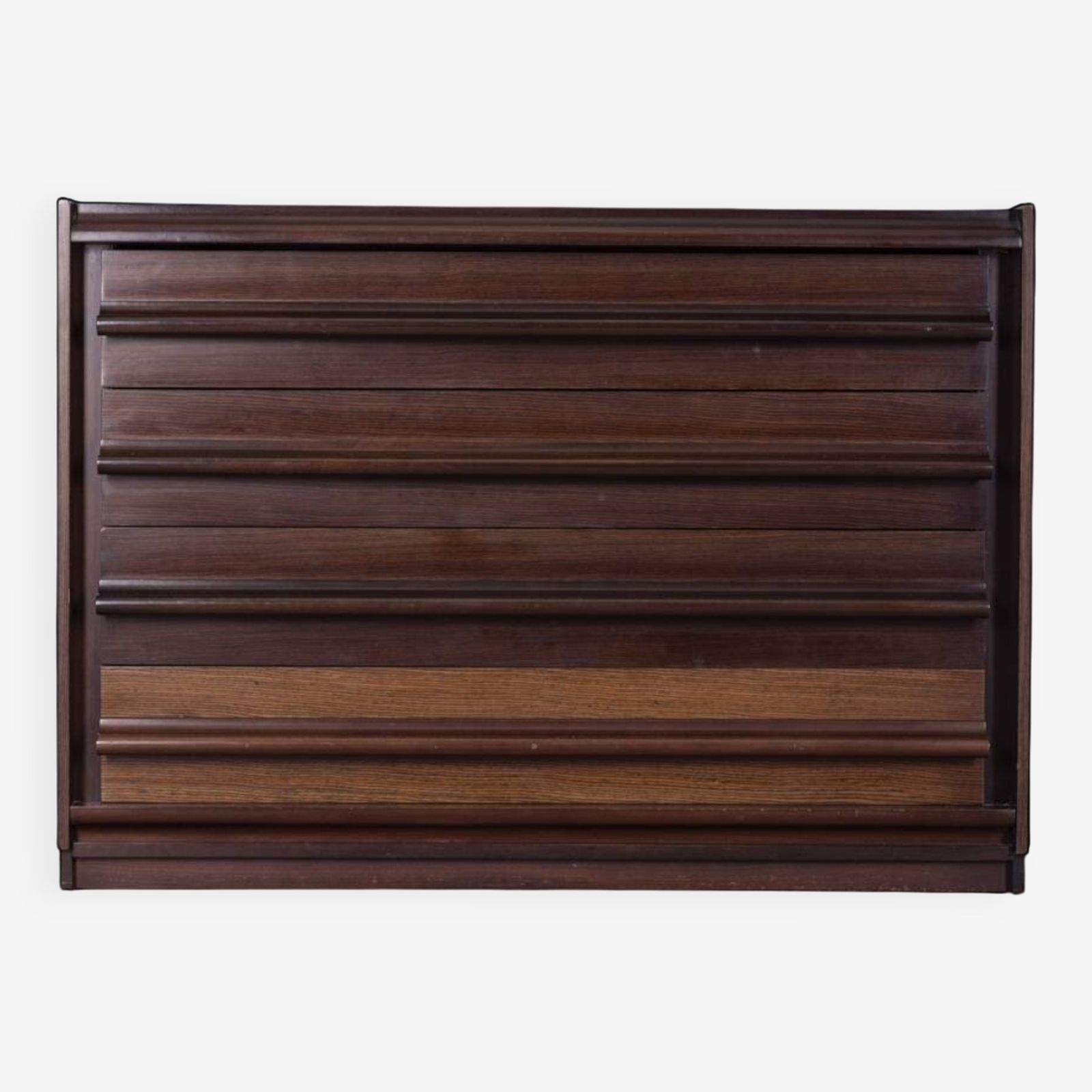 Vintage 1960s Wooden Chest Of Drawers With Italian Design