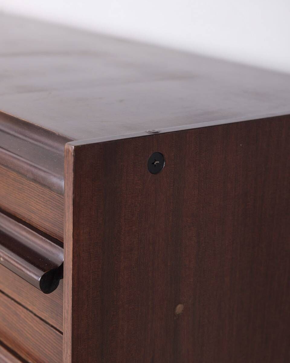 Vintage 1960s Wooden Chest Of Drawers With Italian Design photo 622.0
