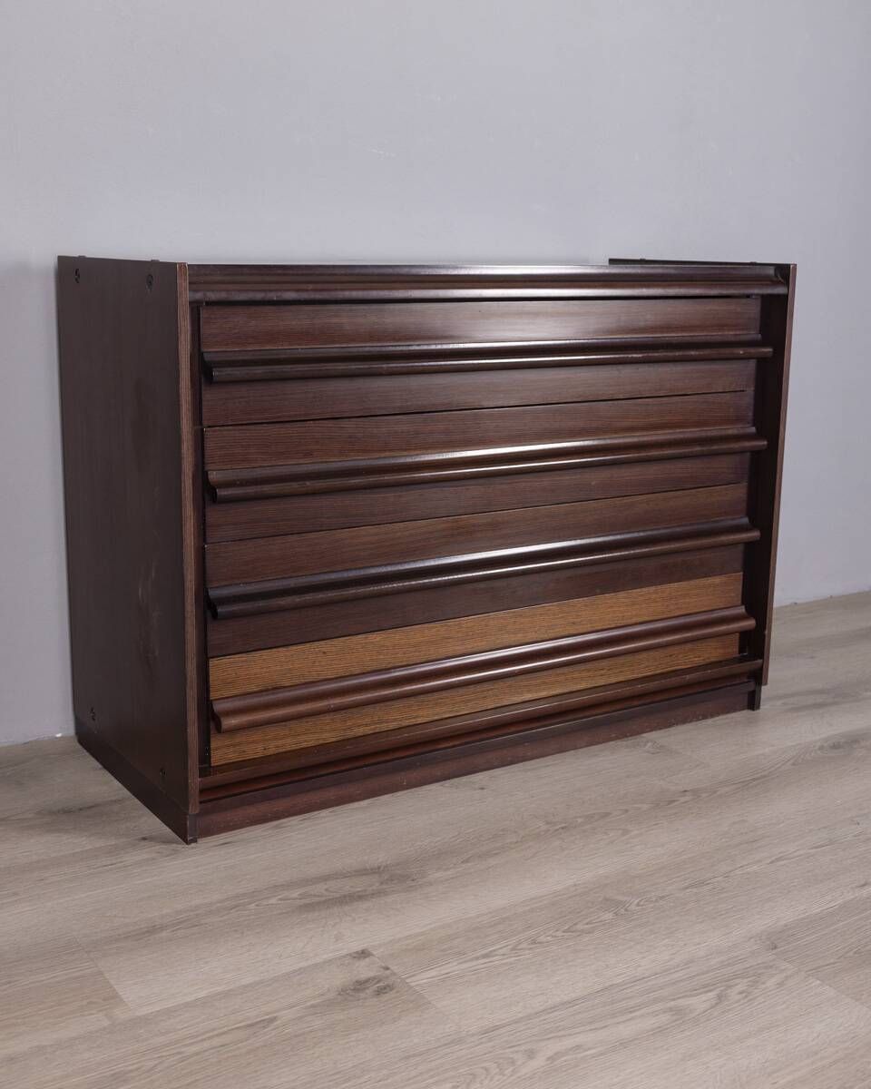 photo for sale Vintage 1960s Wooden Chest Of Drawers With Italian Design