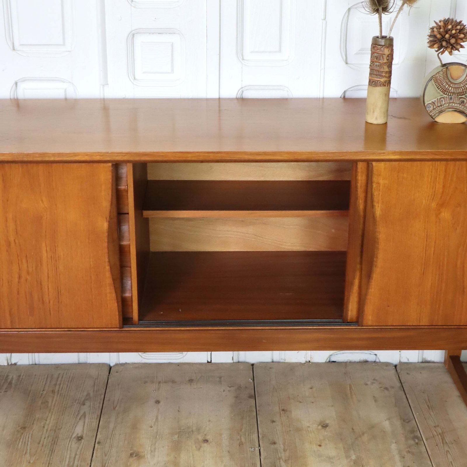 Vintage Teak Large Elliots Of Newbury Sideboard 0506b photo for sale