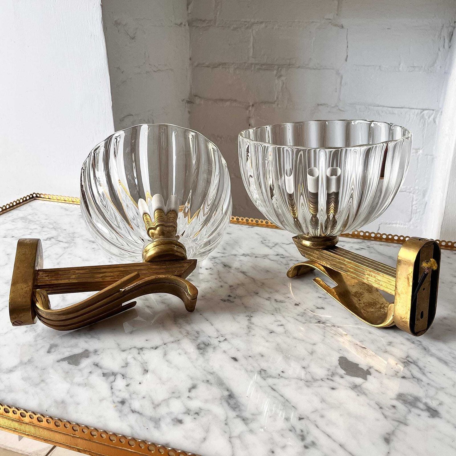 Italian Murano Glass Wall Sconces By Barovier & Toso photo furniture