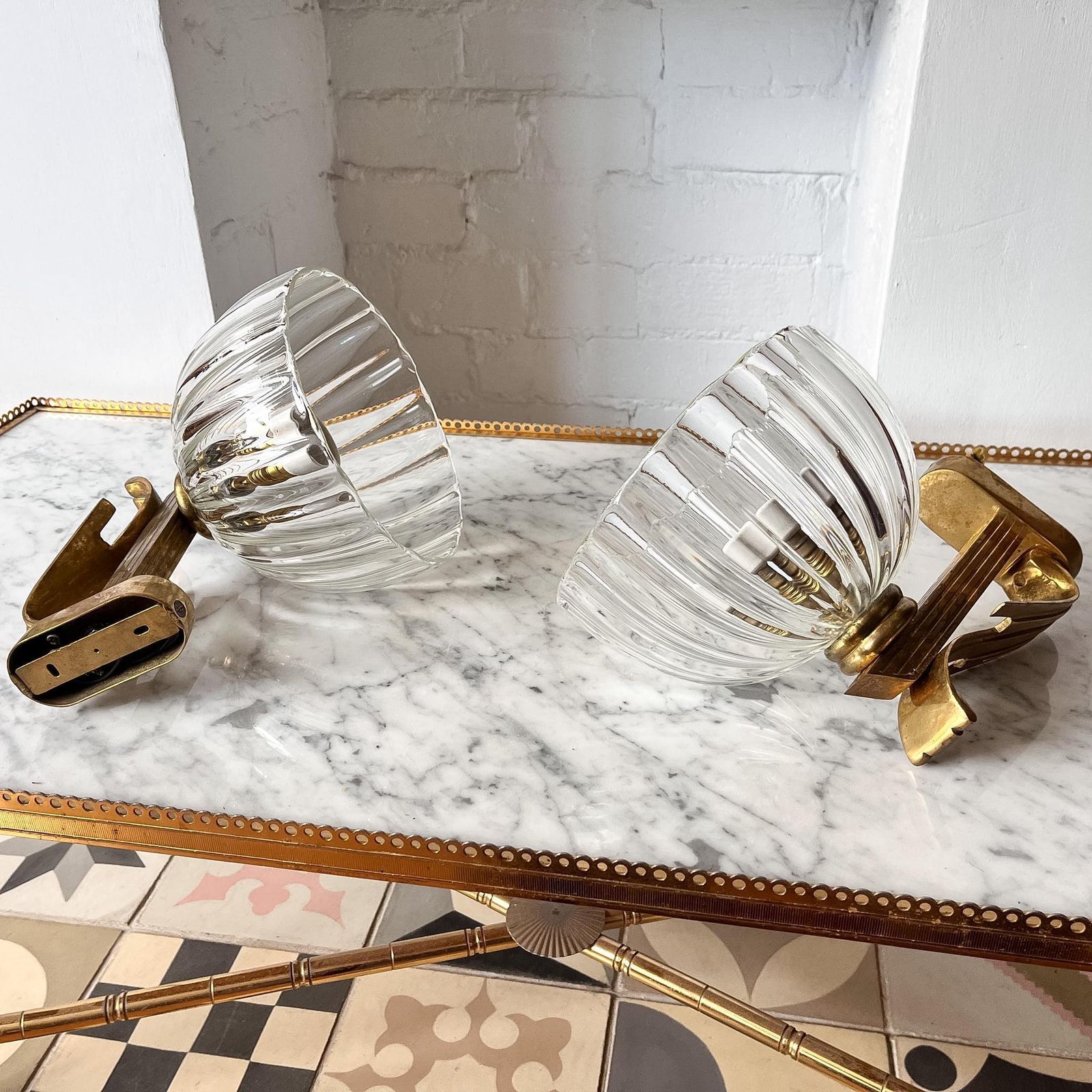 Italian Murano Glass Wall Sconces By Barovier & Toso photo for sale