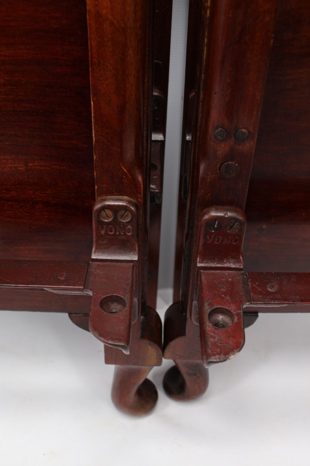 Pair Of Art Deco Mahogany Single Beds photo vinterior