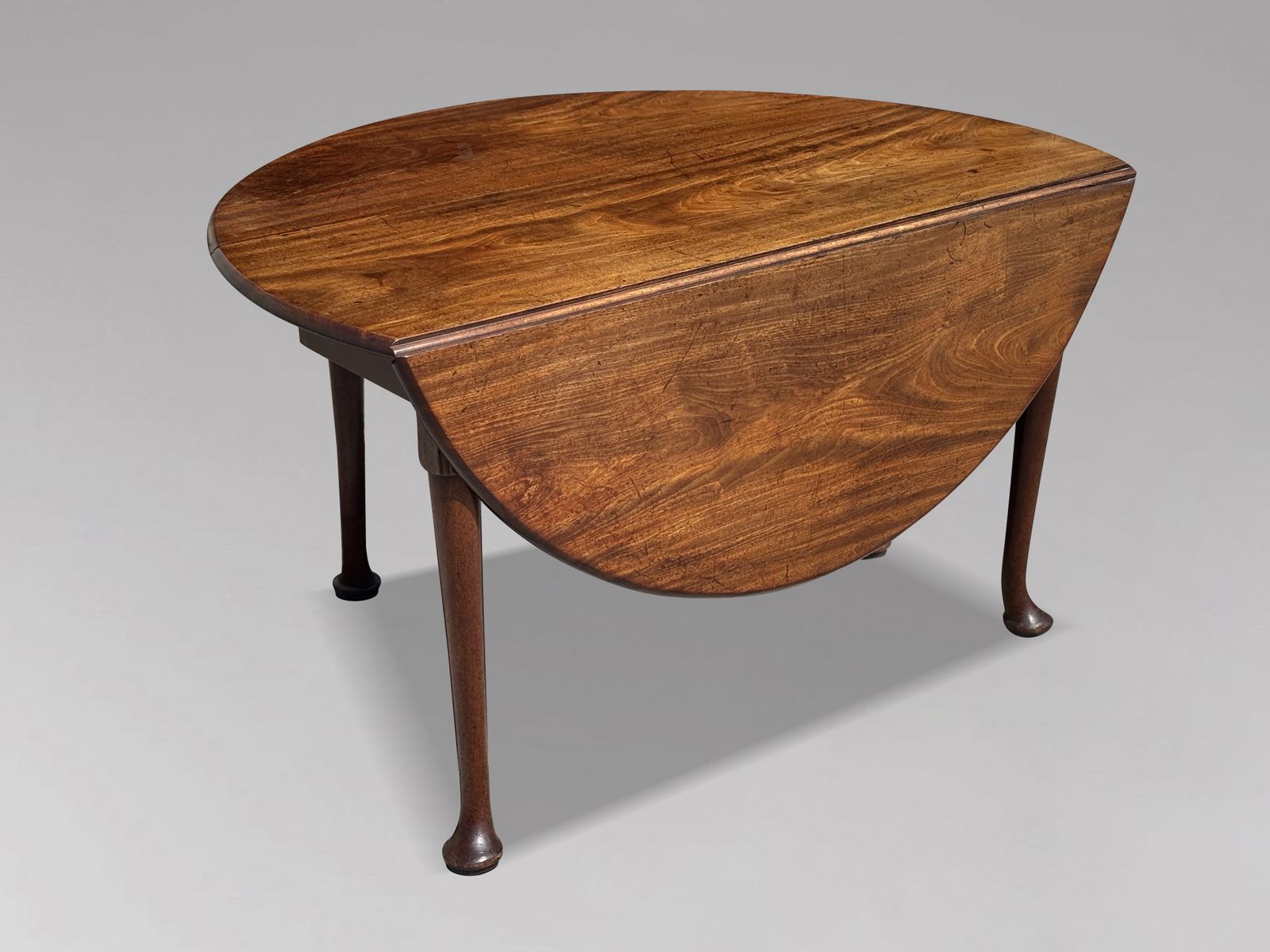 Mid 18th Century George II Period Mahogany Drop Leaf Dining Table photo furniture