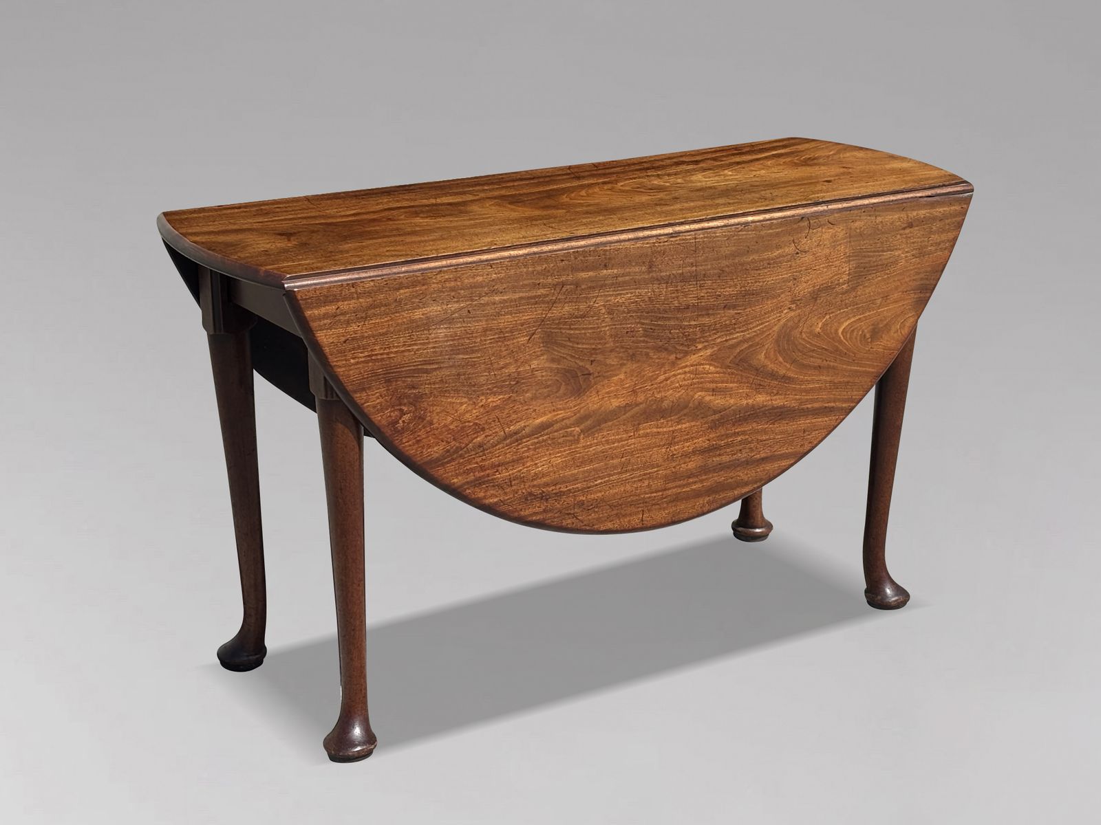 Mid 18th Century George II Period Mahogany Drop Leaf Dining Table photo 2200.0
