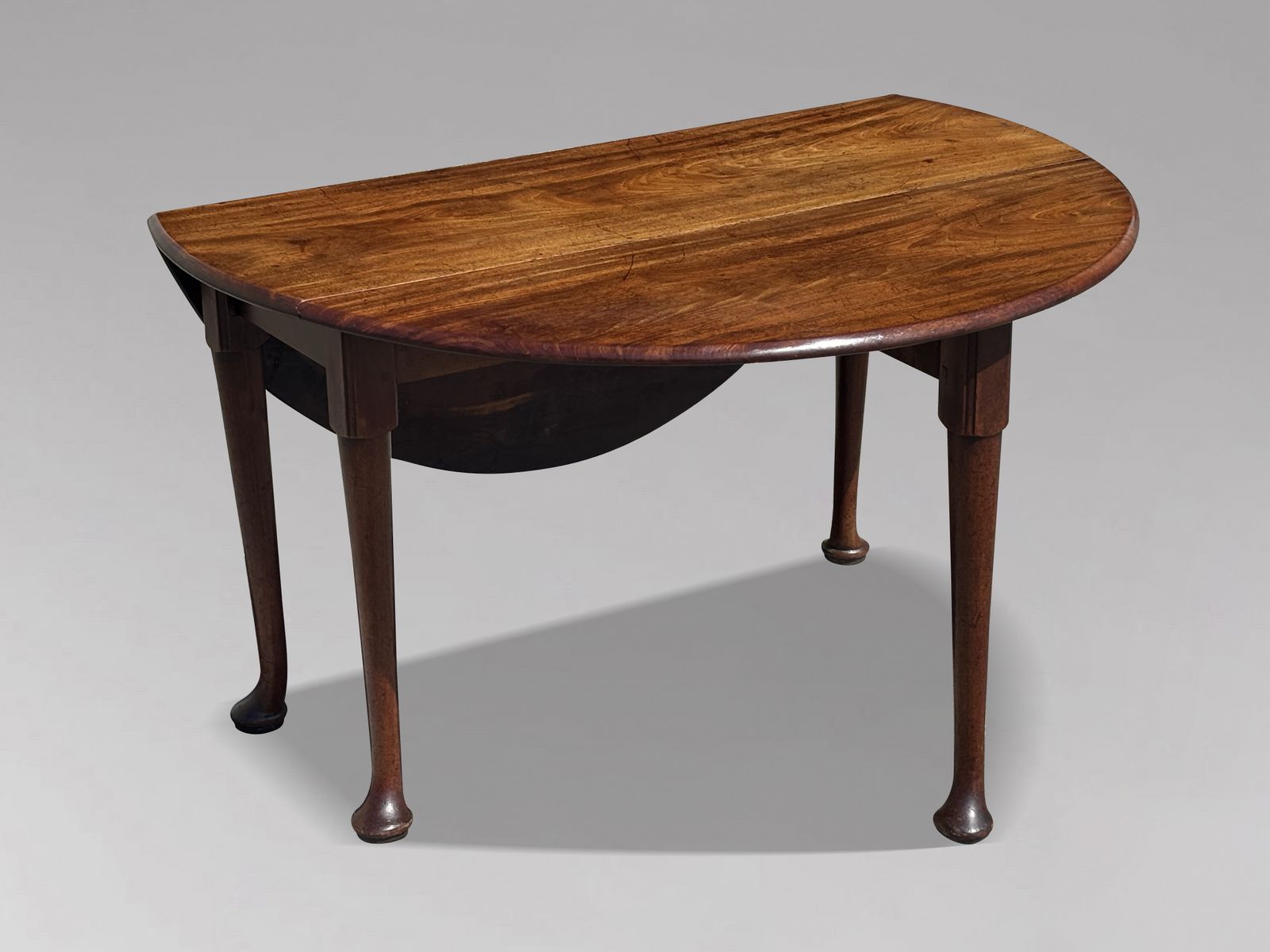 photo for sale Mid 18th Century George II Period Mahogany Drop Leaf Dining Table