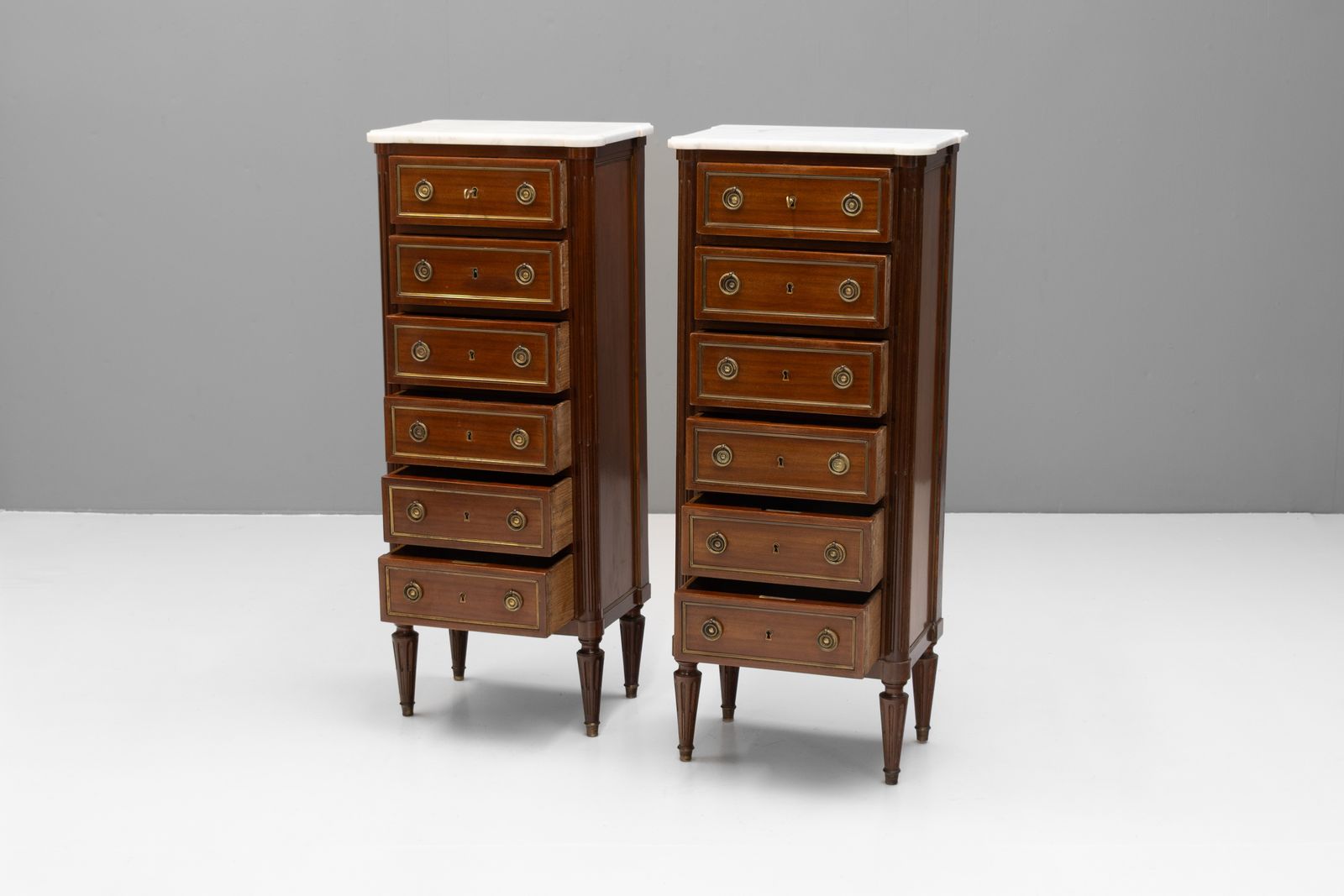 Pair Of Mahogany Chests photo for sale