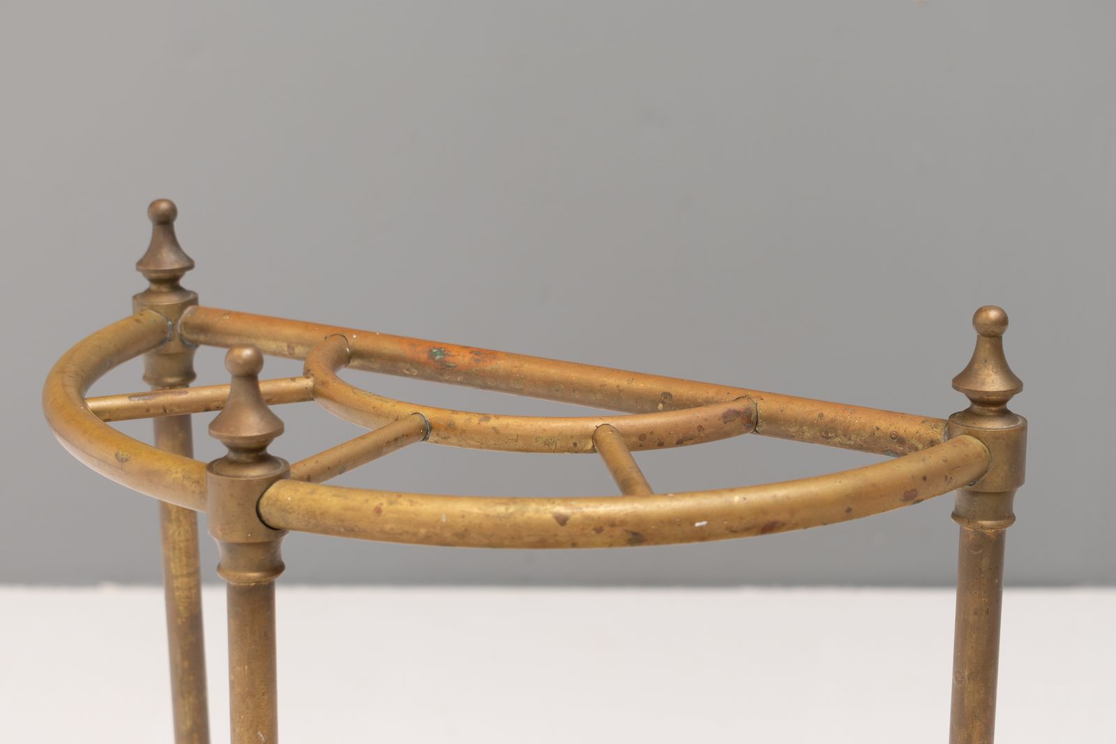 Demi Lune Brass Stick Stand photo Home Decor