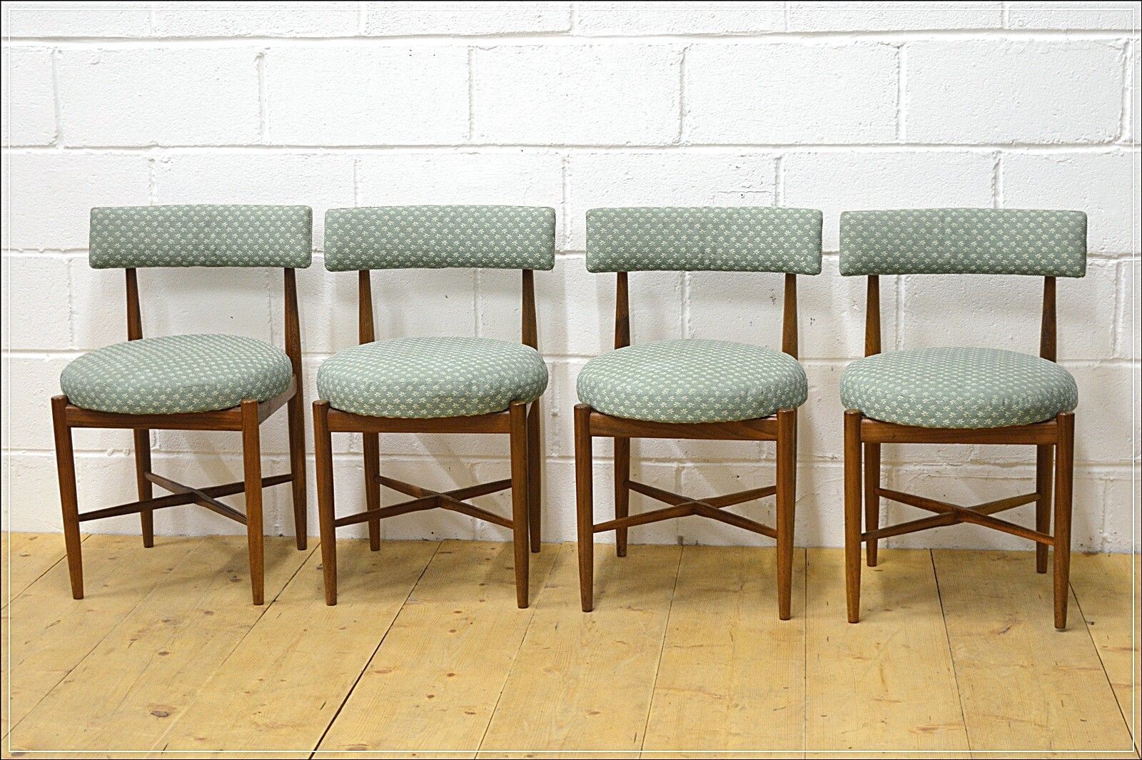 Vintage Dining Chairs X4  G Plan Fresco Solid Teak Danish Design Mid Century photo furniture