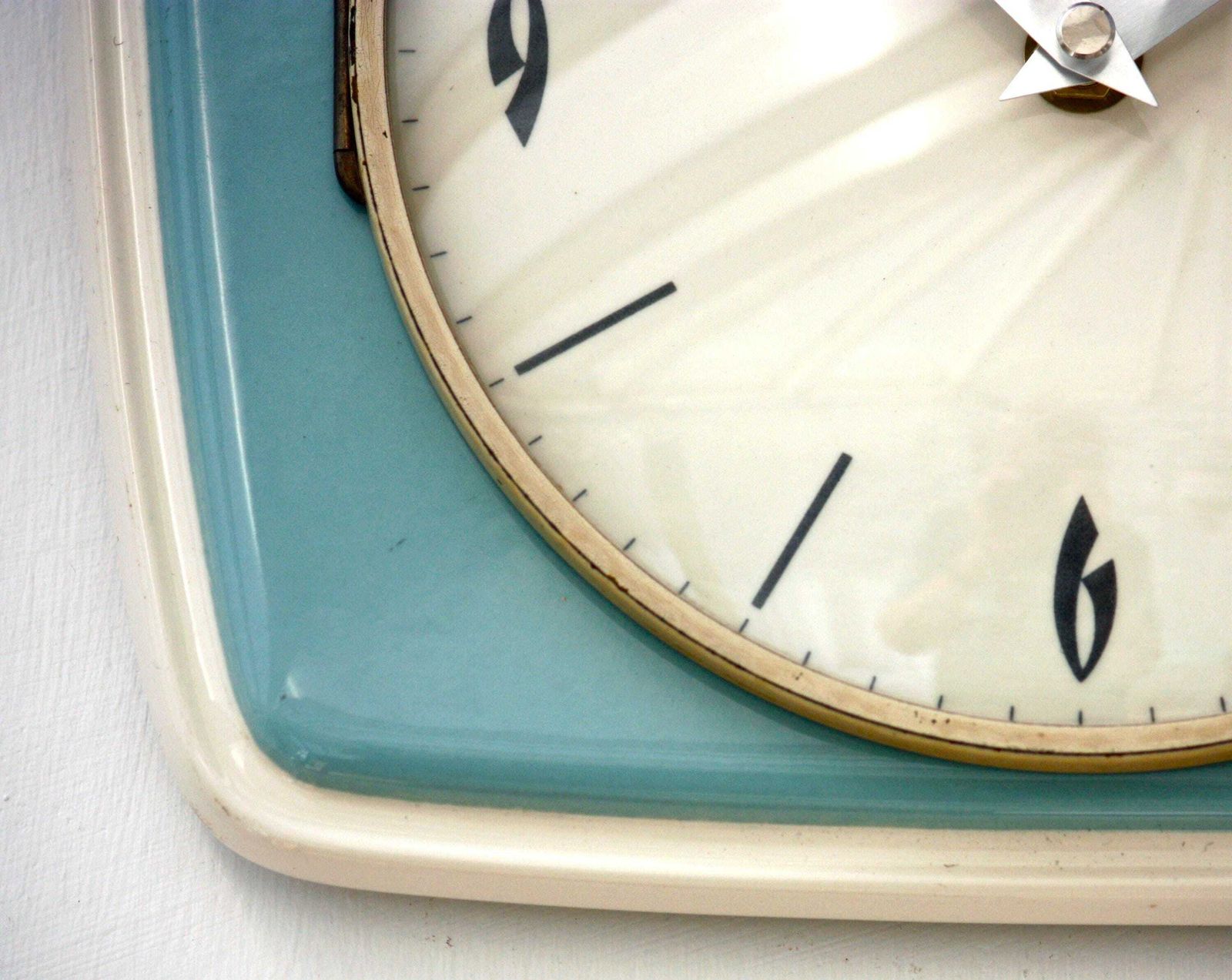 Vintage Kienzle Wall Clock   24cm Ceramic Retro Style Mid Century Style Antique Blue Clock Gift Off The Wall Clocks photo Home Decor
