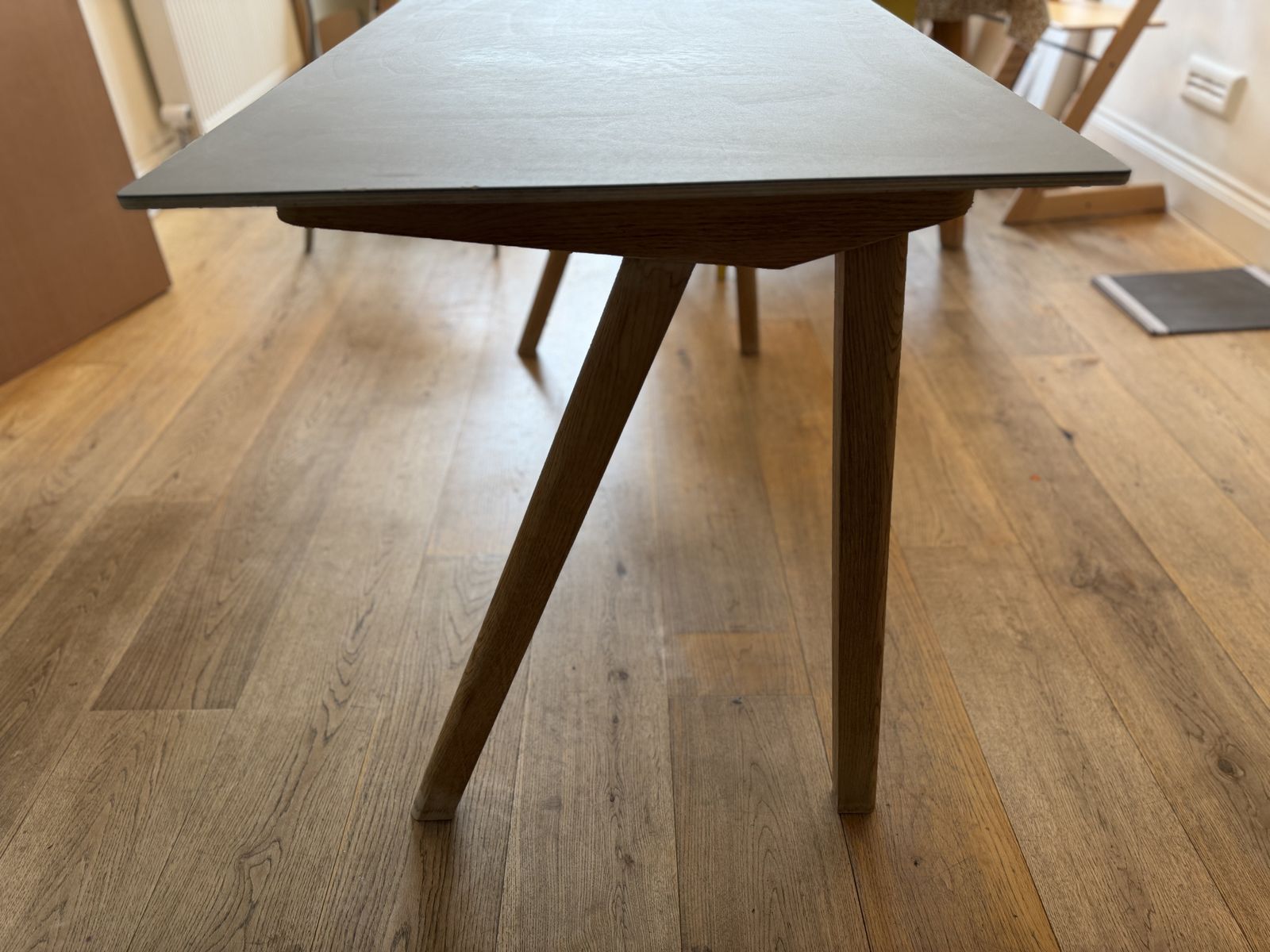 photo furniture Hay Copenhague 90 Desk   Soap Treated Oak / Grey Top