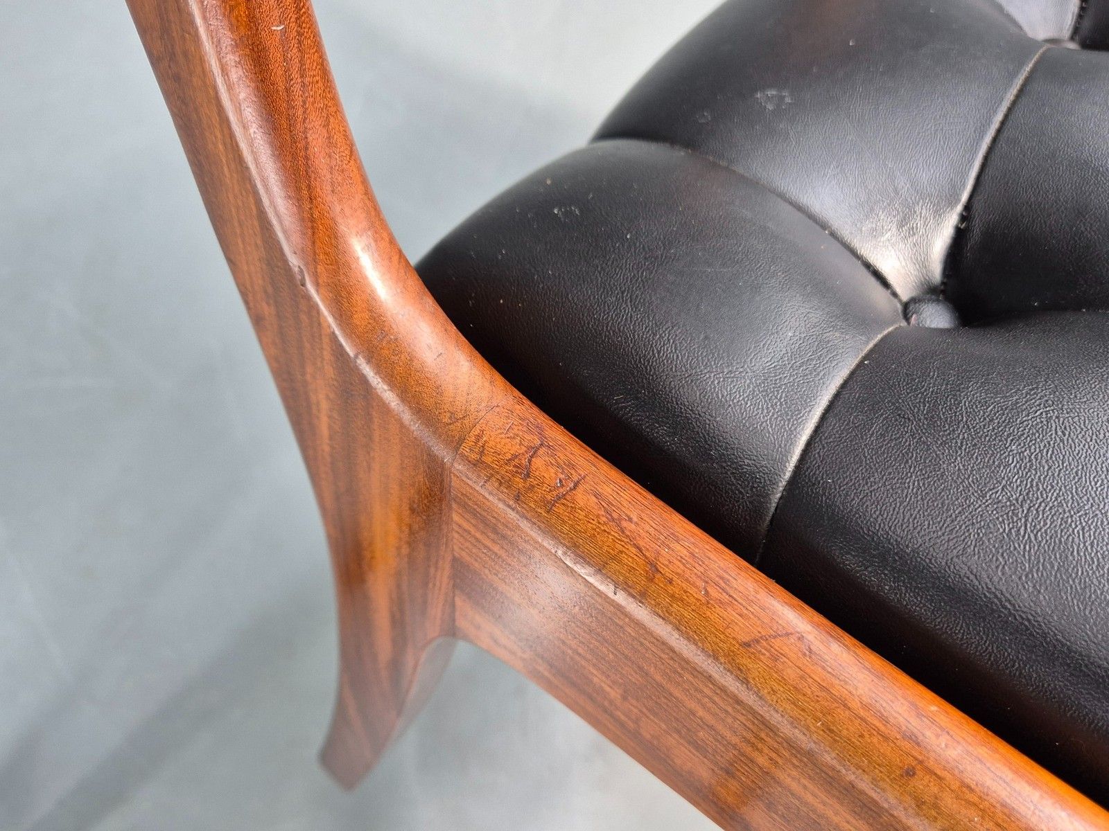 photo vintage 2 Vintage Dining Chairs Vanson Peter Hayward Design Retro Mcm Teak Eb10181