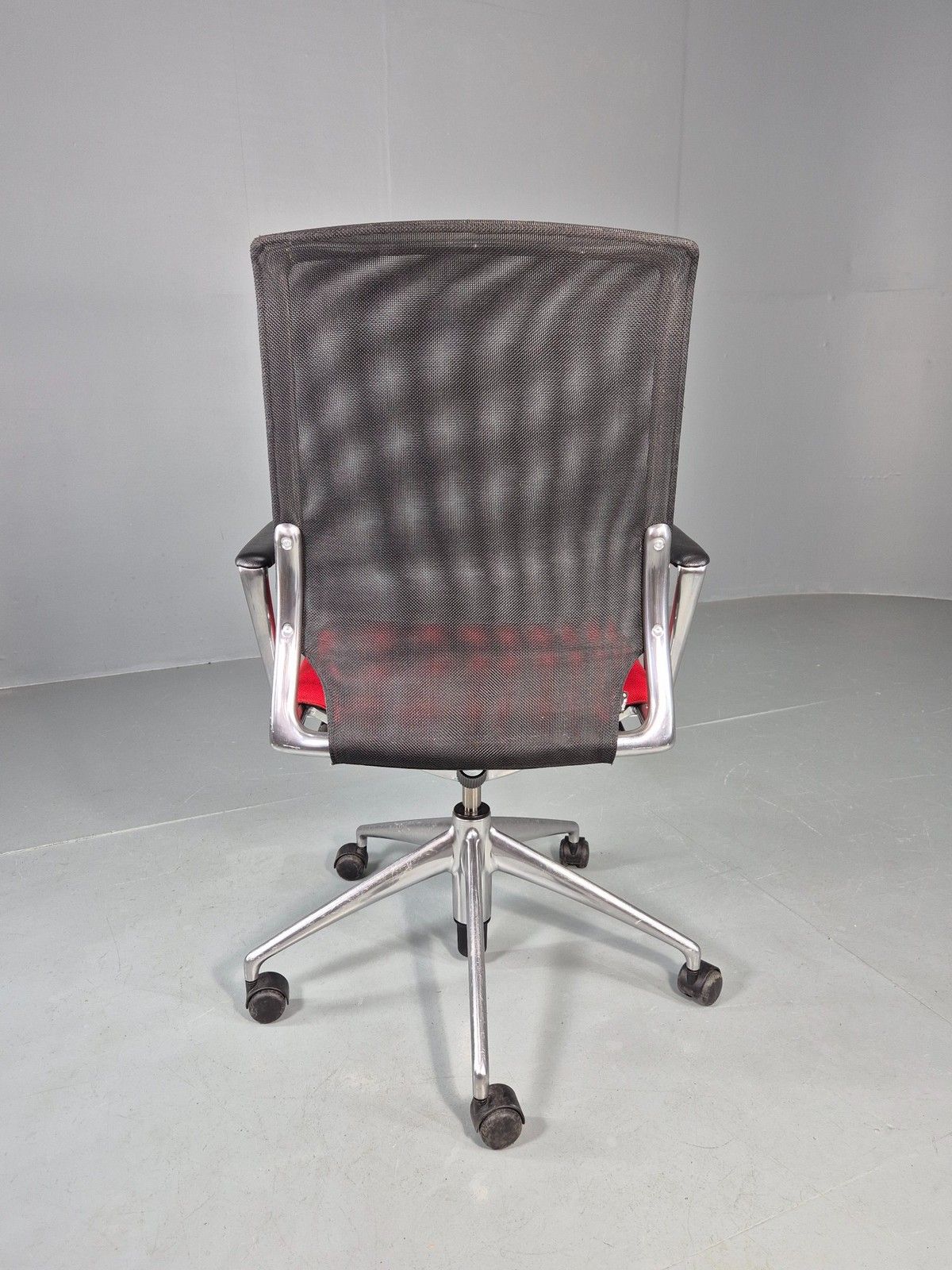 Vintage Vitra Media Office Chair Red And Black Eb12256 photo Furniture
