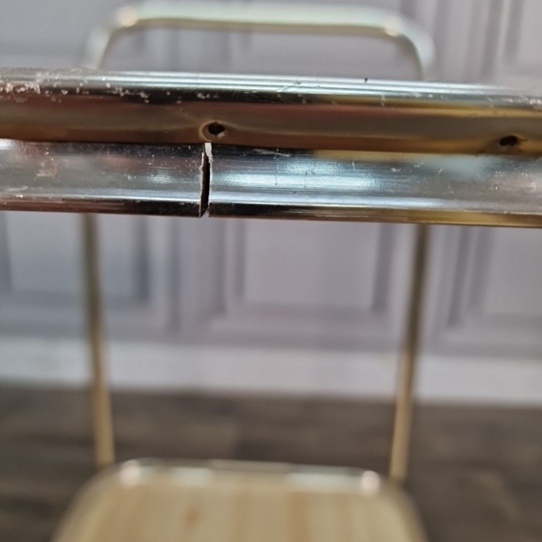 photo buy Vintage Drinks  Tea Trolley Brass Effect Serving Cart Retro Cocktail Trolley