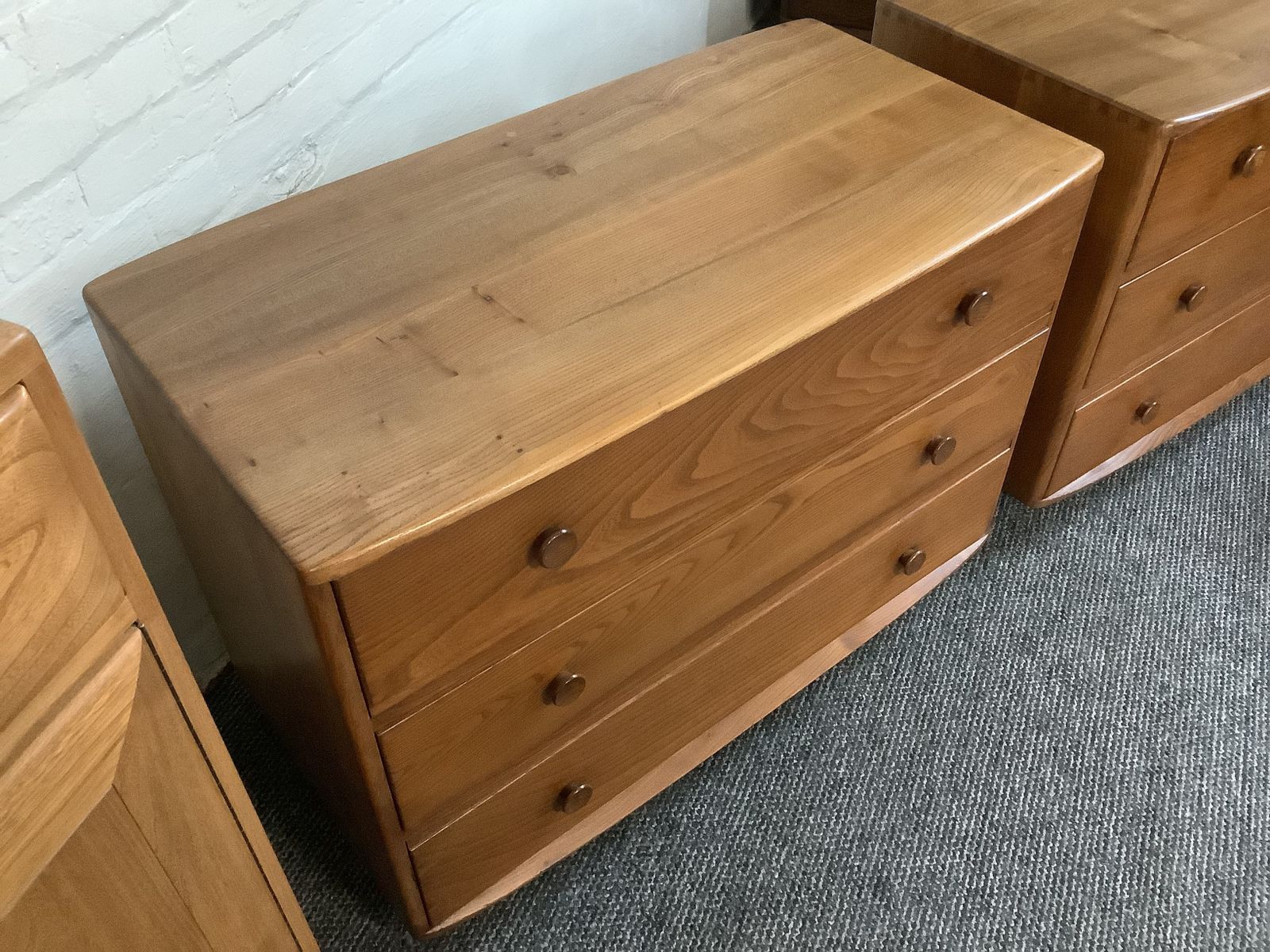 1900.0 Ercol Bedroom Furniture Suite. Early Windsor Models Produced England 1956. photo