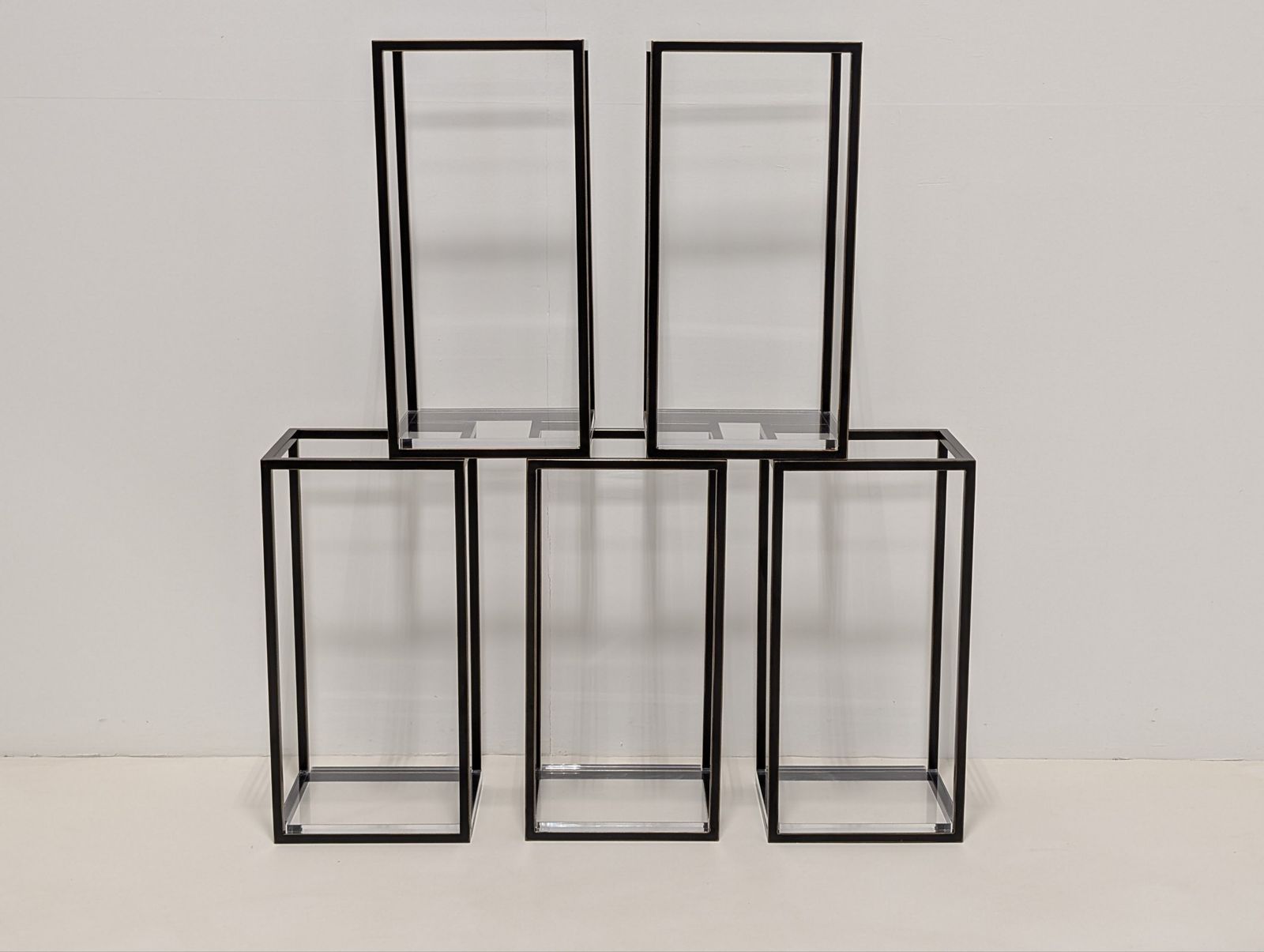 Port 68 Drake Bronze Wall Shelving (Set Of 5) photo vintage
