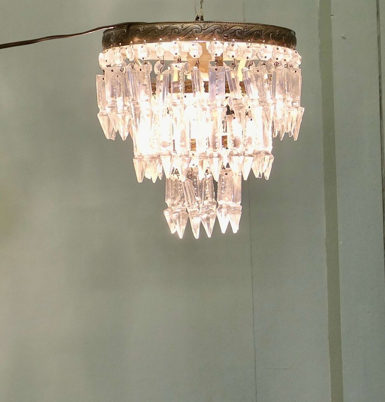 3 Tier Waterfall Chandelier A Charming Waterfall Tiered Pendant Chandelier photo Lighting
