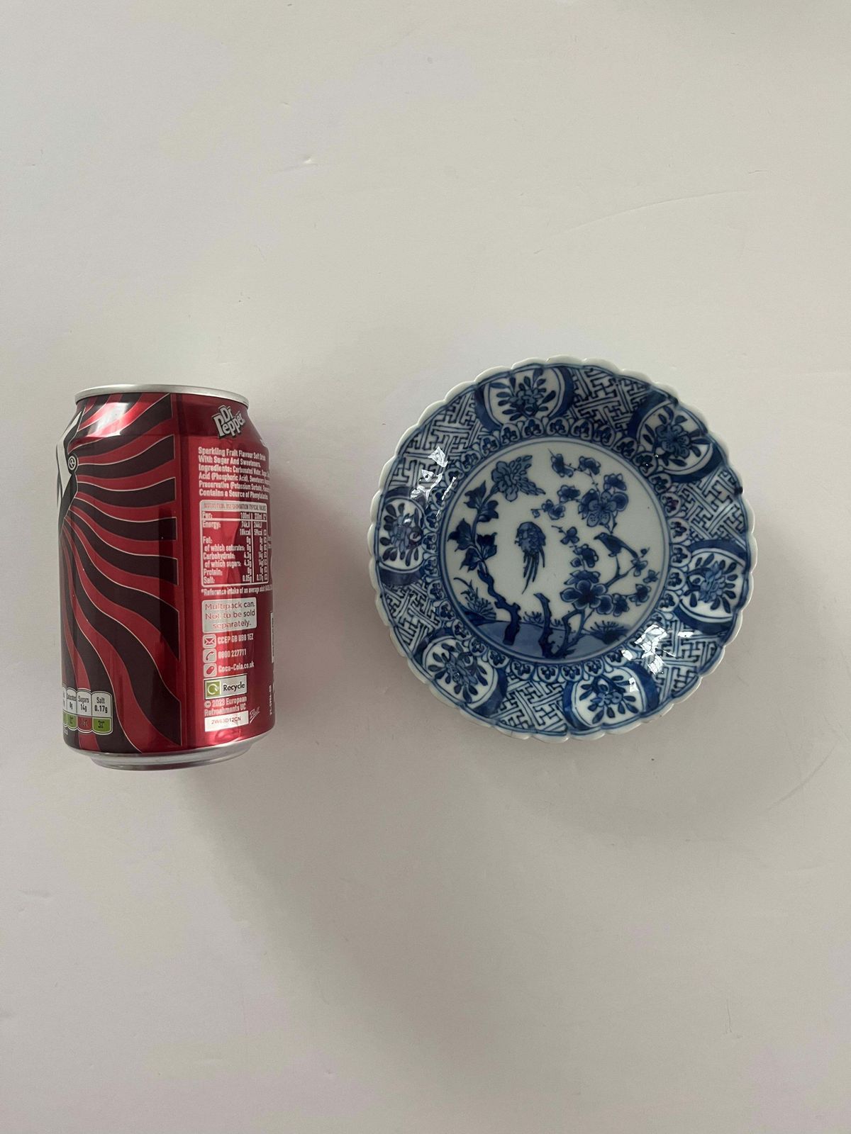 photo buy Kangxi Period Blue And White Porcelain Saucer Dish, Fungus Mark, Circa 1700