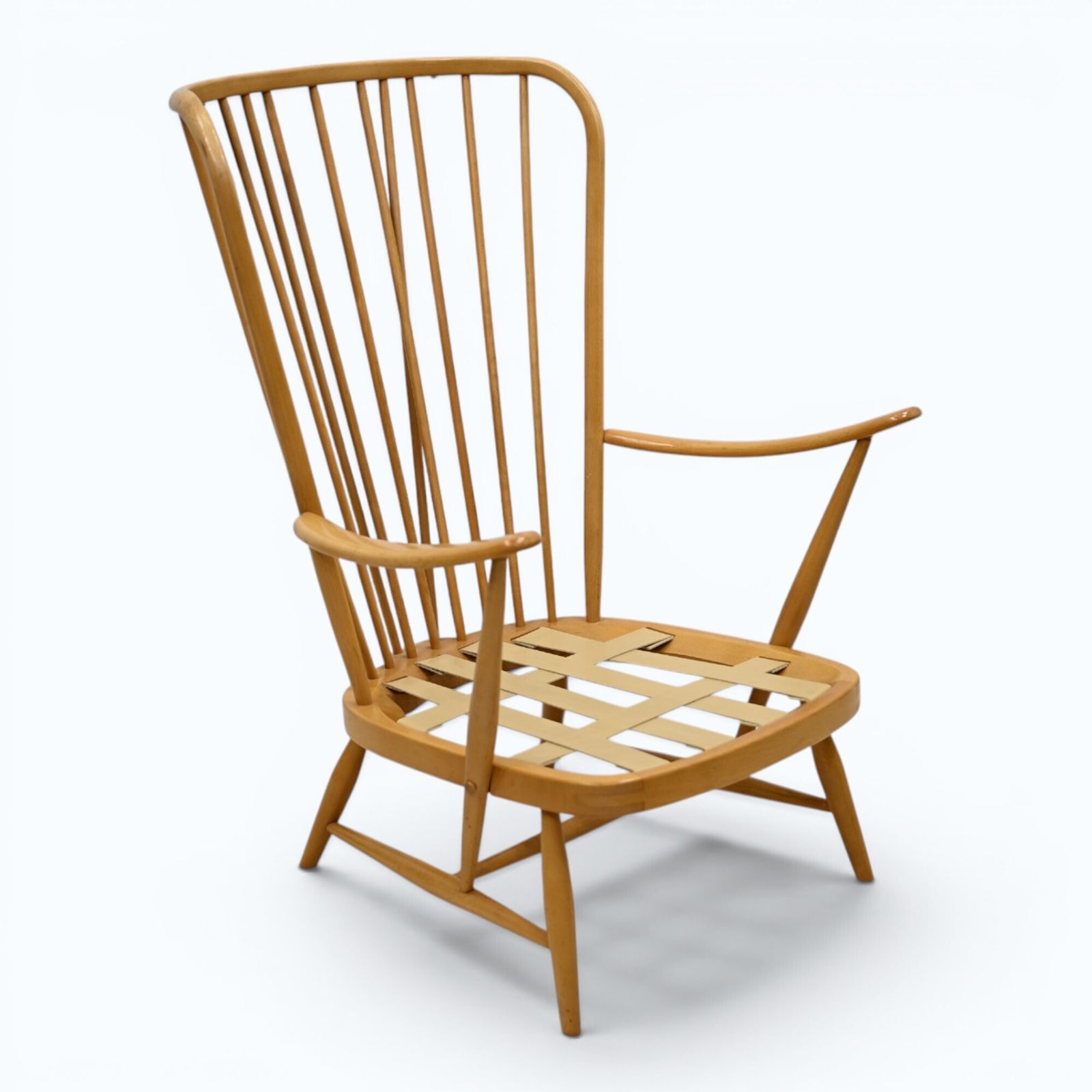 photo vintage Ercol Evergreen Easy Chair Armchair Light Finish Model 478 Free Uk* Delivery