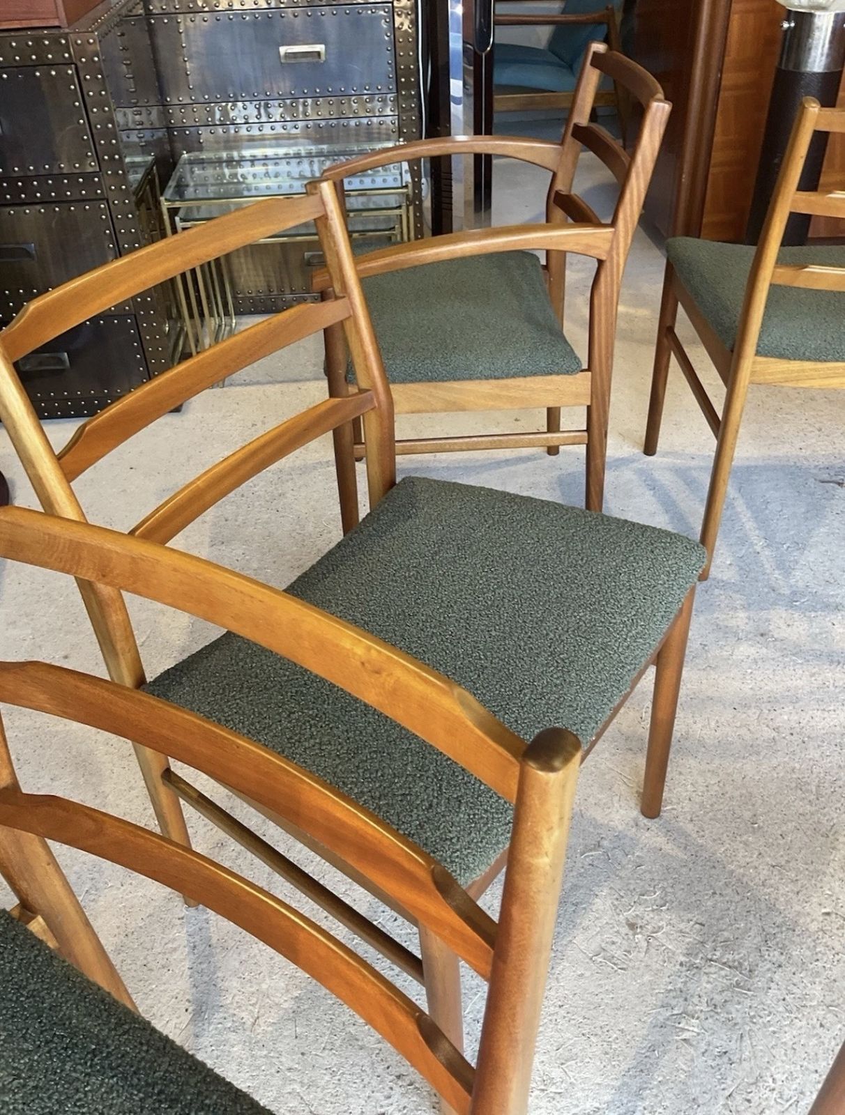 Set Of 6 Dining Chairs By McIntosh Mid Century Vintage Danish Style photo 685.0